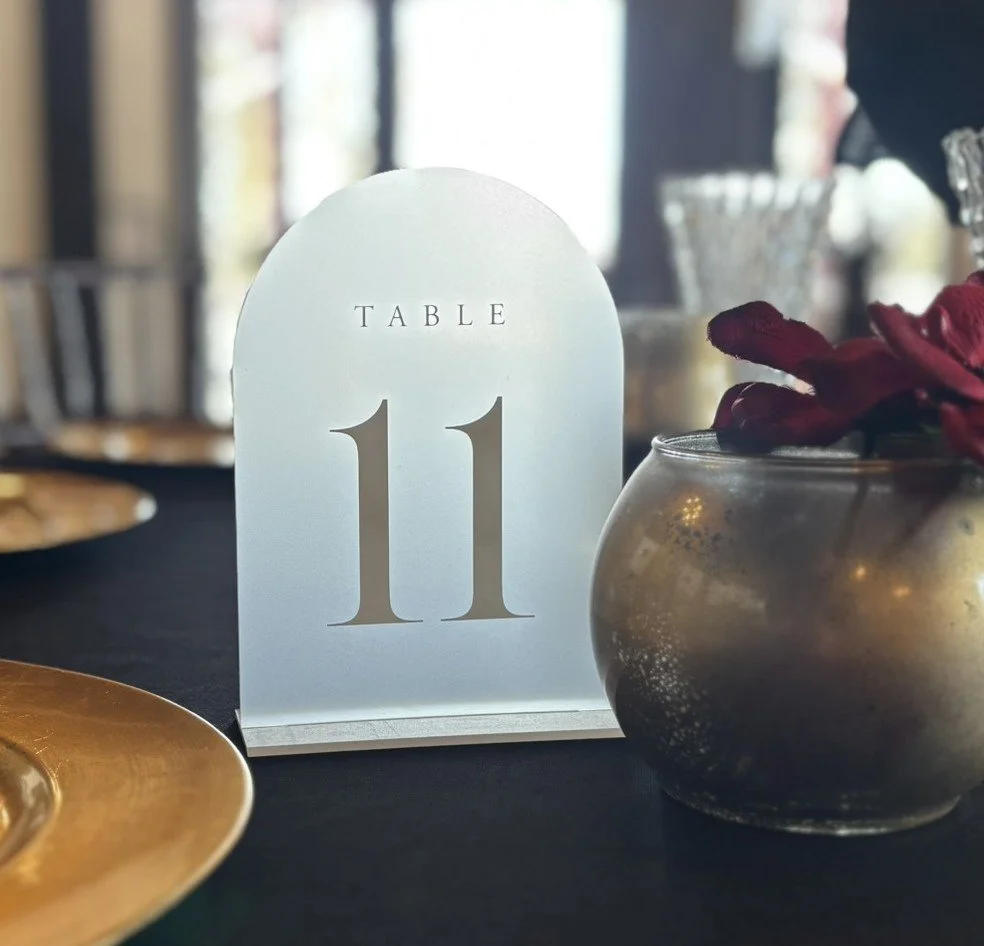 Frosted Acrylic Table Number.JPEG