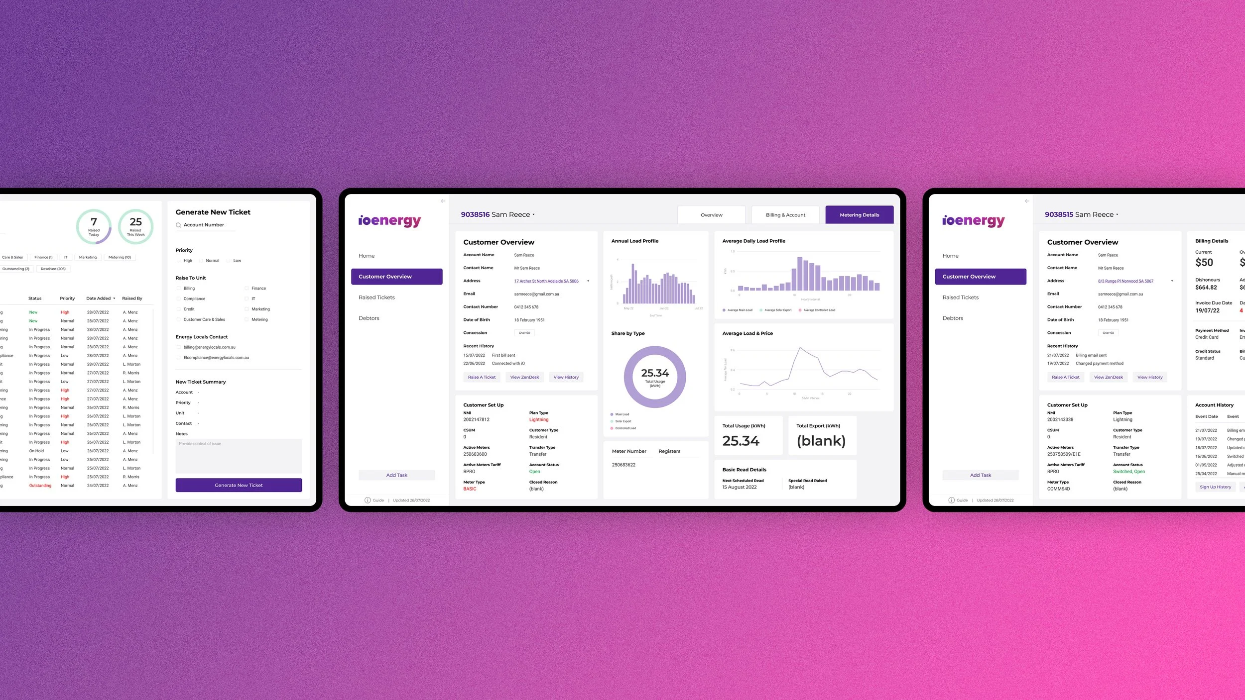 iO Energy Dashboard