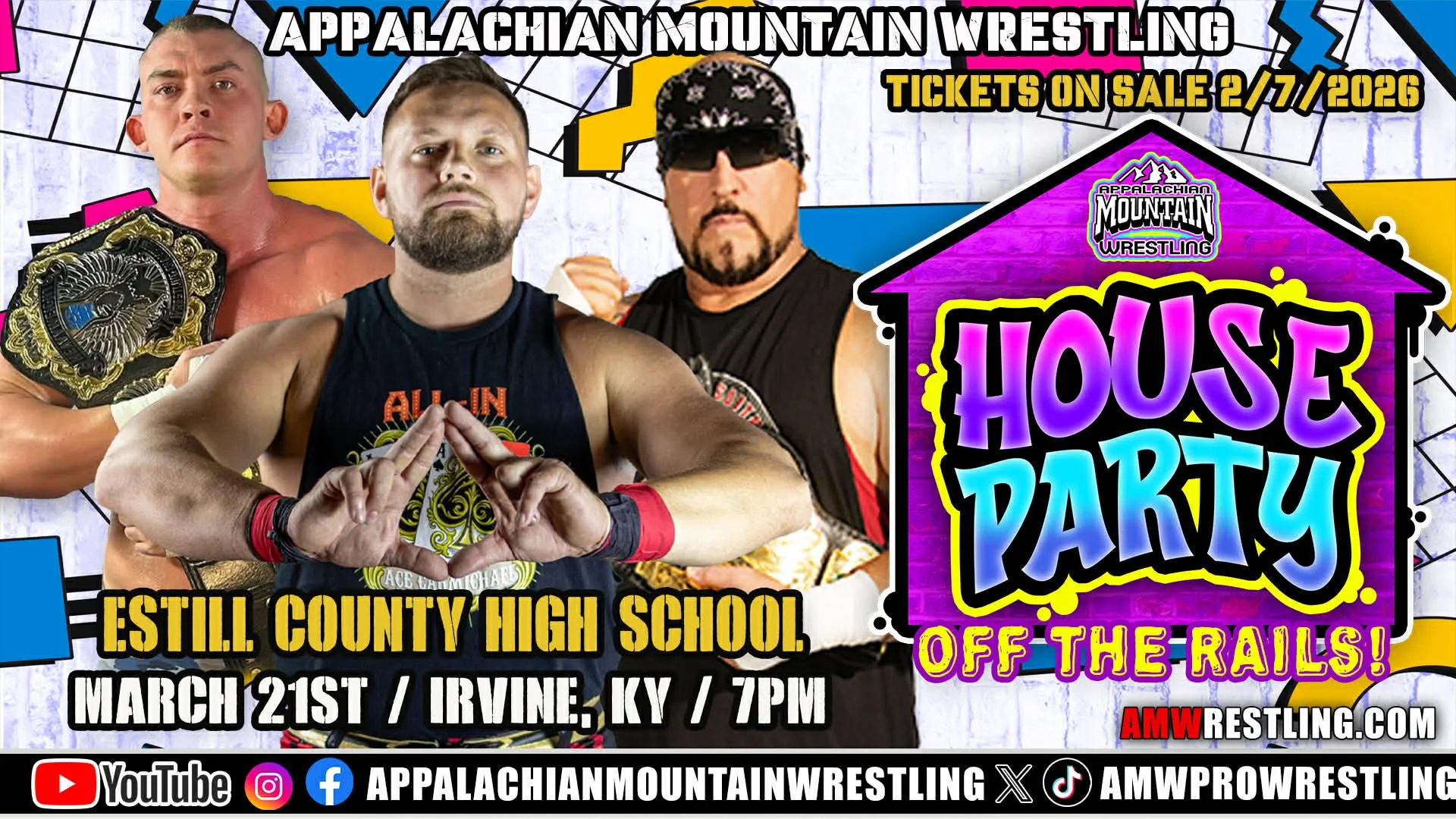 AMW House Party graphic