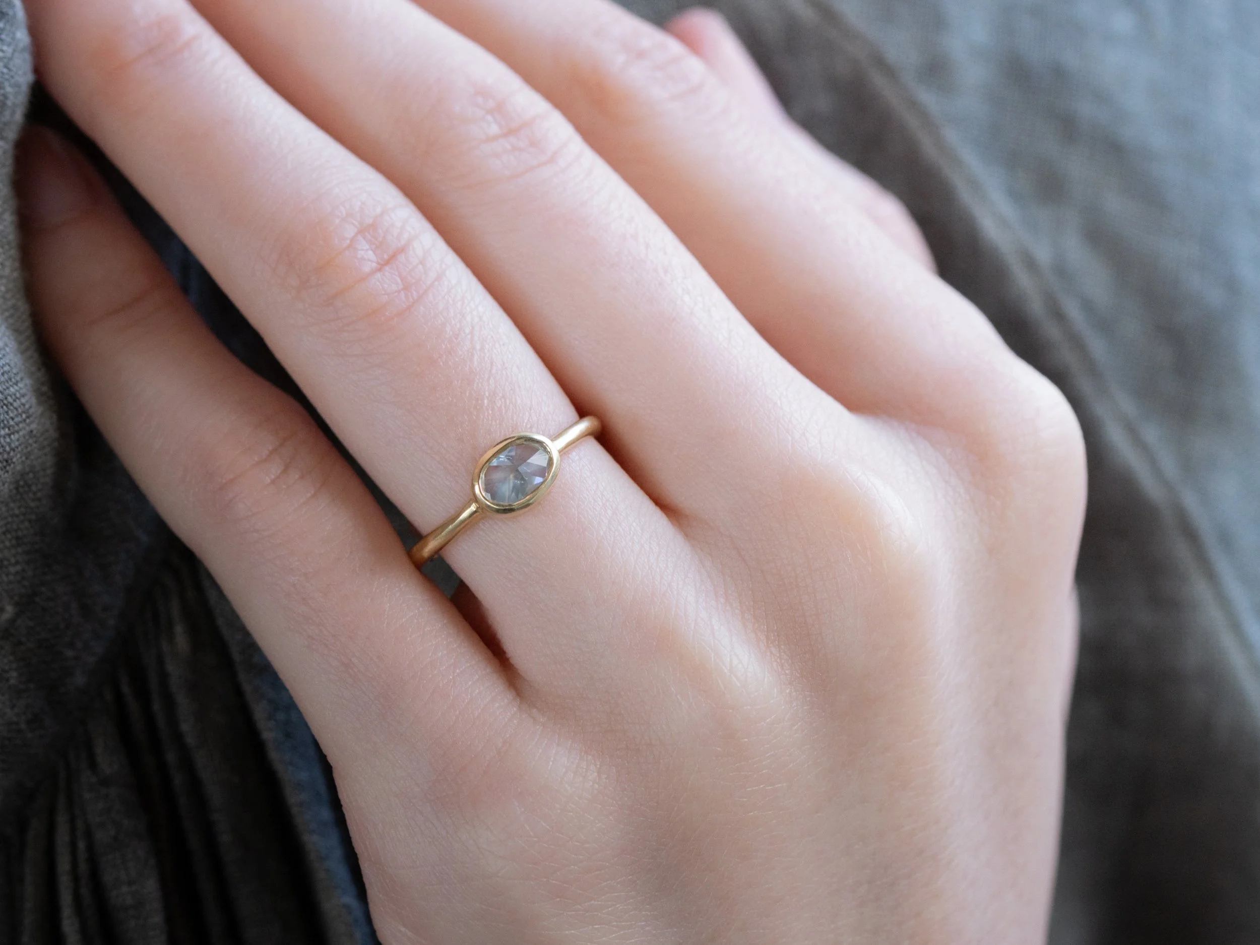 04 / ローズカットダイヤモンドリング — atelier plow