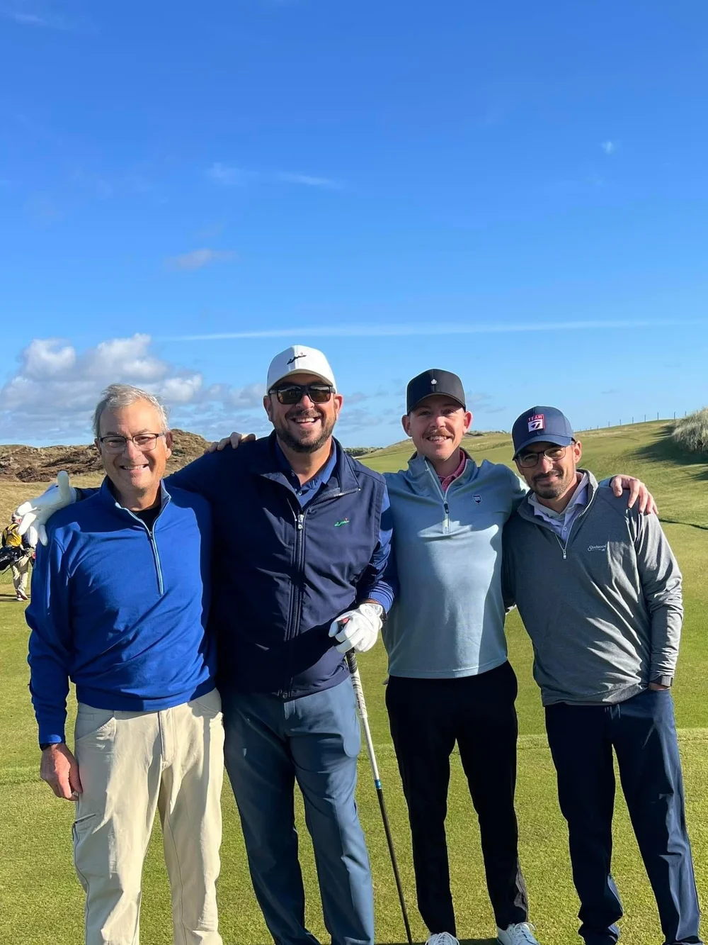 The Lofted Links crew at Royal County Down