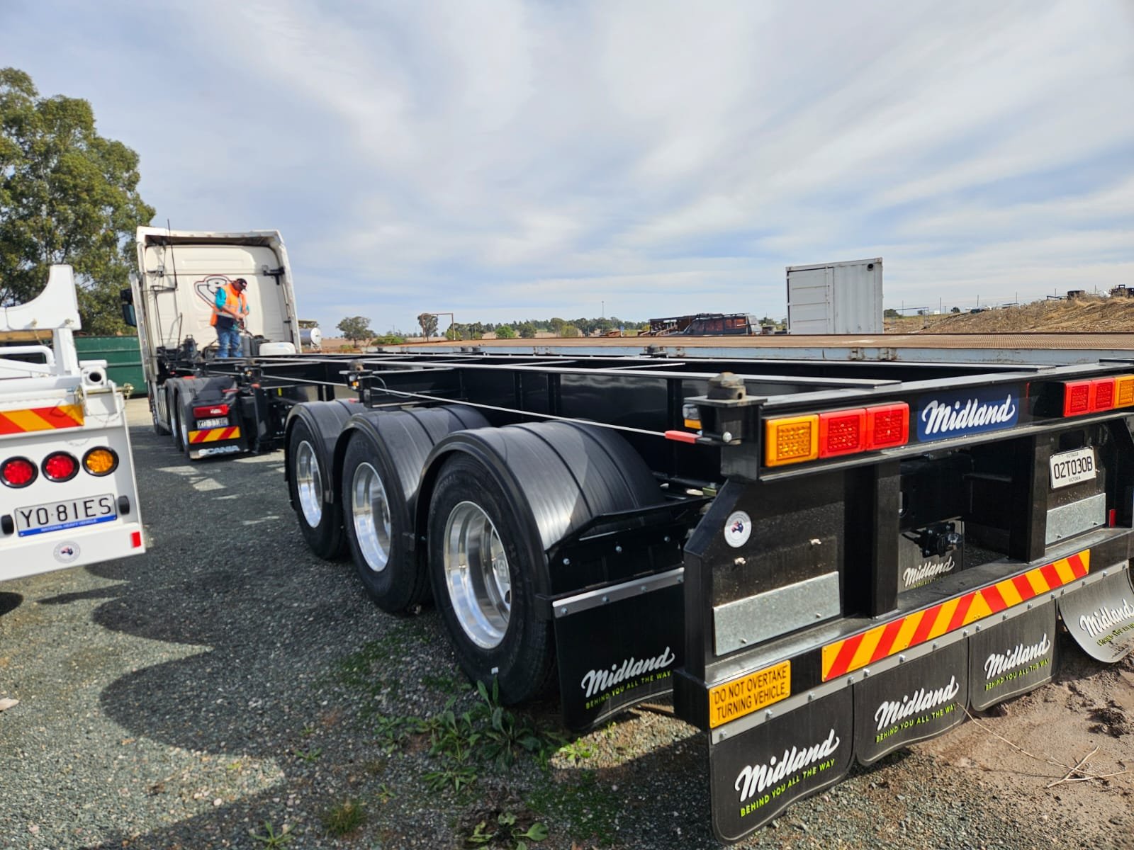 Midland Tri Axle Skel Trailers