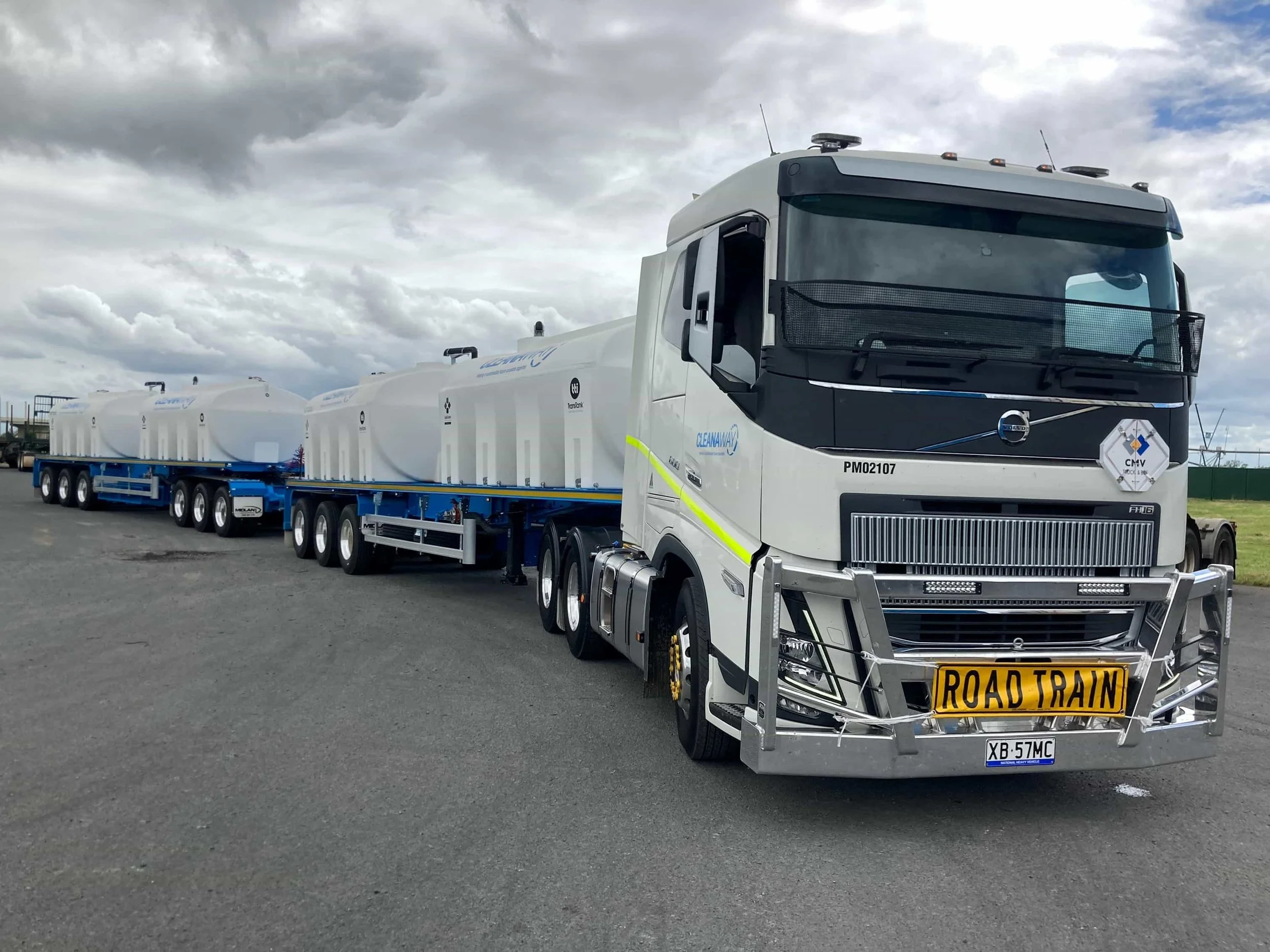 Two Midland Tanker Trailer Road Trains for TTI Cleanaway