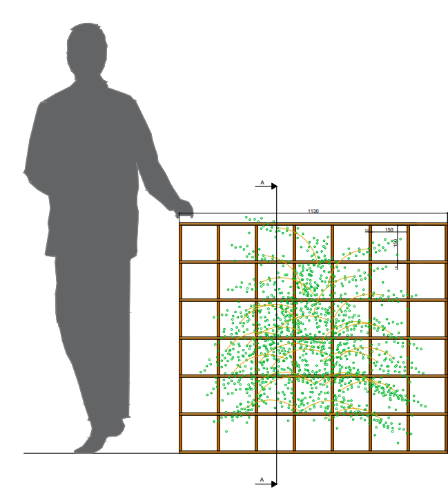 Horizontal trellis