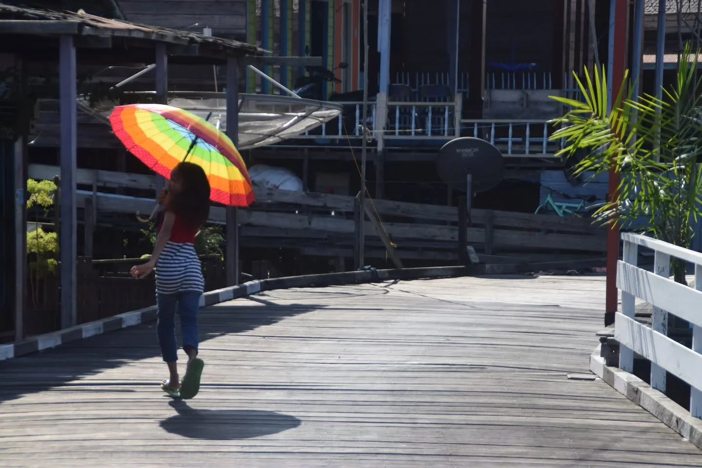 In the remote fishing villages of East Kalimantan, entire communities rise on stilts, built almost entirely from ironwood. For generations, Ulin was used out of necessity &mdash; strong, durable, and essential for life in these isolated forest-edge s