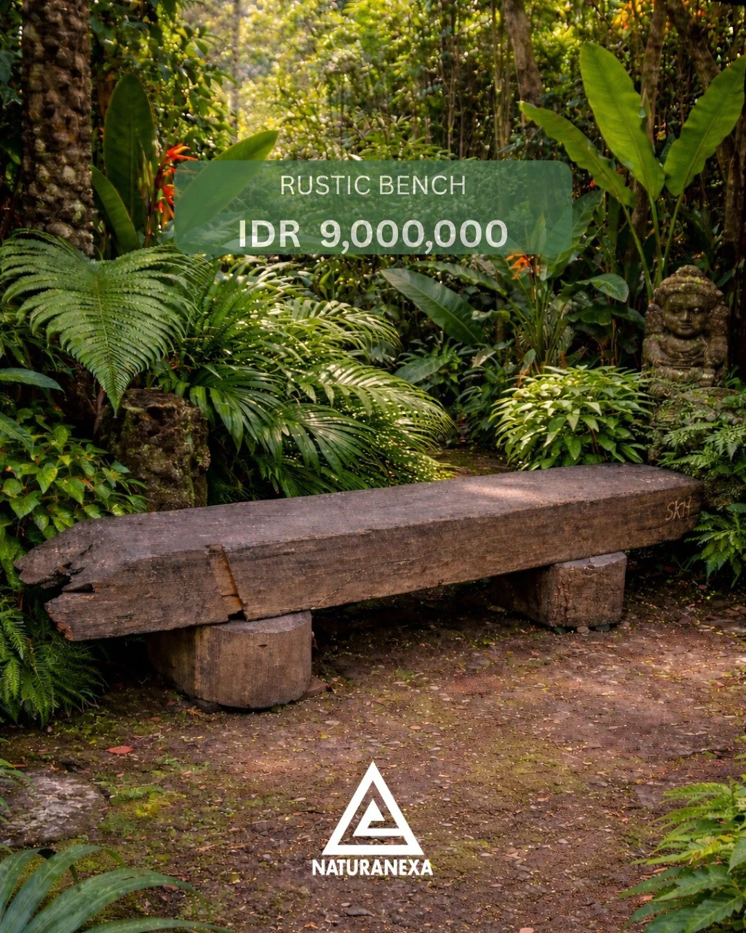 Not everything needs refinement to feel premium.

This reclaimed ironwood beam bench carries decades of history in every crack, mark, and weathered edge. No veneers. No imitation. Just solid ulin &mdash; dense, heavy, and built to outlast trends.

Or