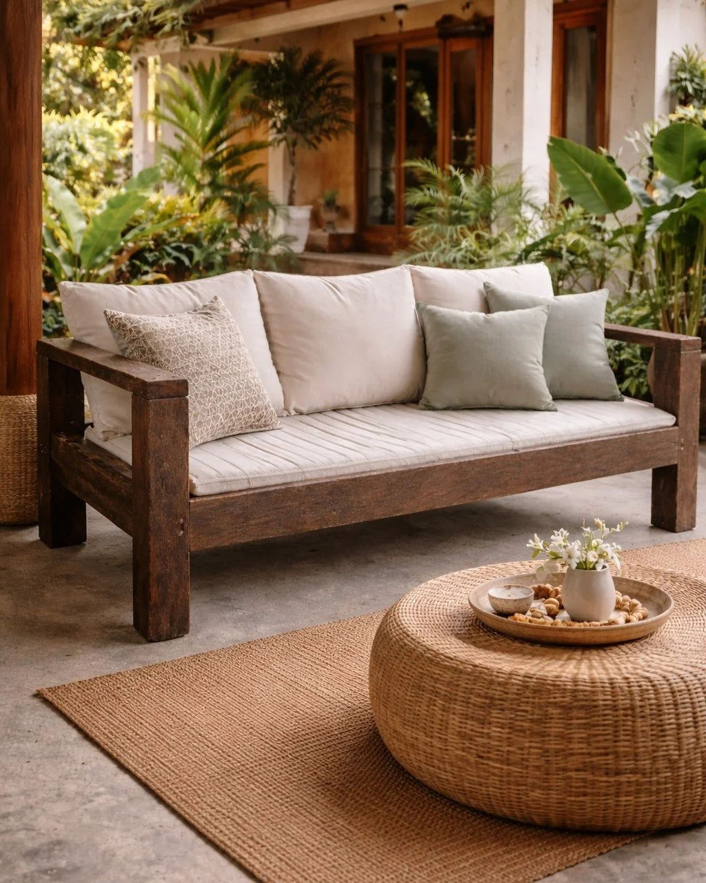 Some wood never really retires.

This bench by Naturanexa began its life elsewhere &mdash; part of a structure built decades ago. Today, the same reclaimed hardwood stands strong again, reshaped into a piece made for slow mornings, afternoon coffee, 