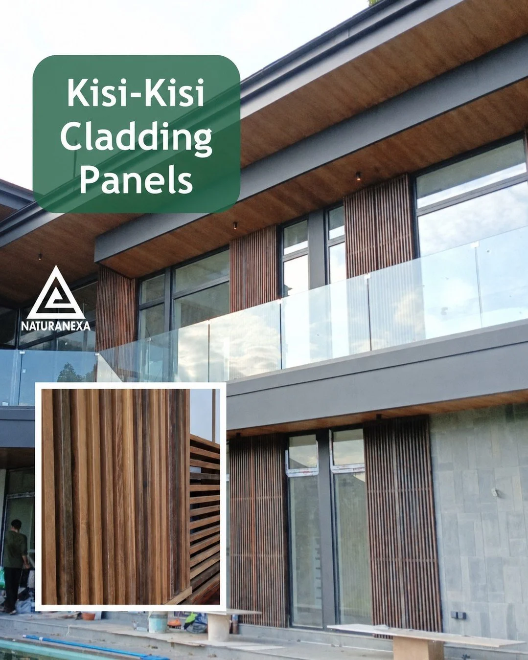 Some materials decorate a fa&ccedil;ade.
Reclaimed ironwood transforms it into architecture with presence.

Every panel carries decades of natural hardening before it ever reaches a wall. Sun, rain, salt air, time &mdash; reclaimed Ulin has already s
