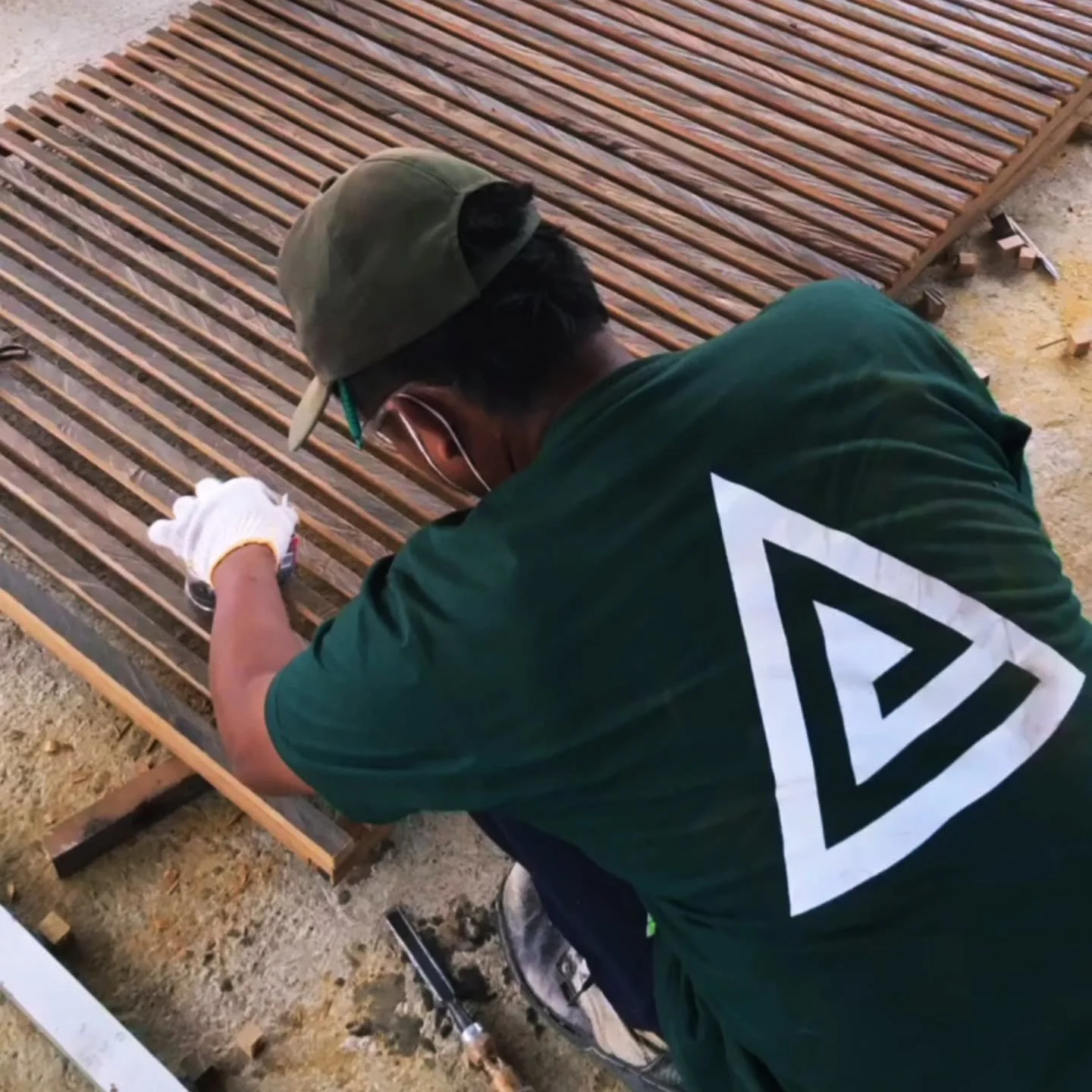 Most people have no idea how much work goes into making wood look &ldquo;simple.&rdquo;

Every gap has to be consistent. Every line has to stay visually clean. One small mistake and the whole panel looks cheap instantly.

This is the part nobody post