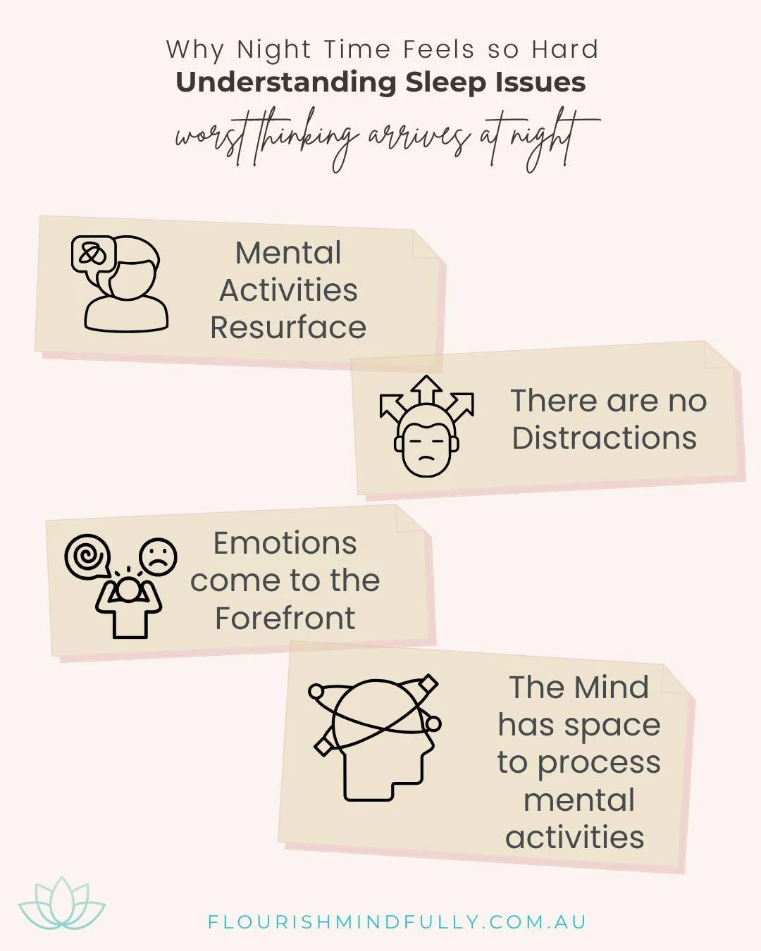 🌙 Read more on my blog on sleep (link in bio) &lsquo;Why do I wake at 3am? And what helps?&rsquo;

Night-time can feel emotionally louder.

During the day there are distractions, tasks, conversations, noise and movement. 

But at night, the mind oft