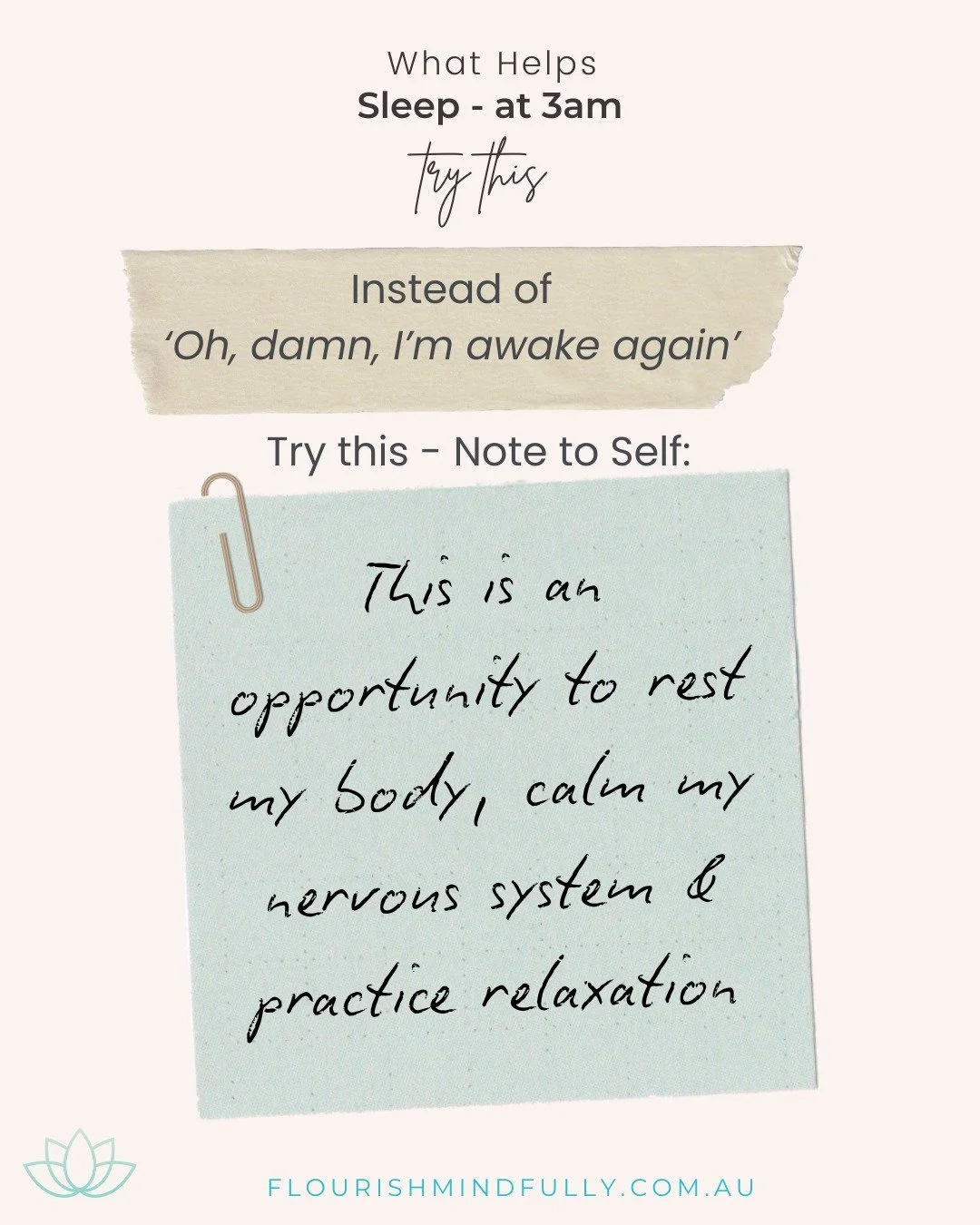 🌙 Read more on my blog on sleep (link in bio) &lsquo;Why do I wake at 3am? And what helps?&rsquo;

Instead of saying to yourself:
'Oh no&hellip; I&rsquo;m awake again'

The invitation is to experiment with shifting the narrative to:
✨ 'I&rsquo;m awa