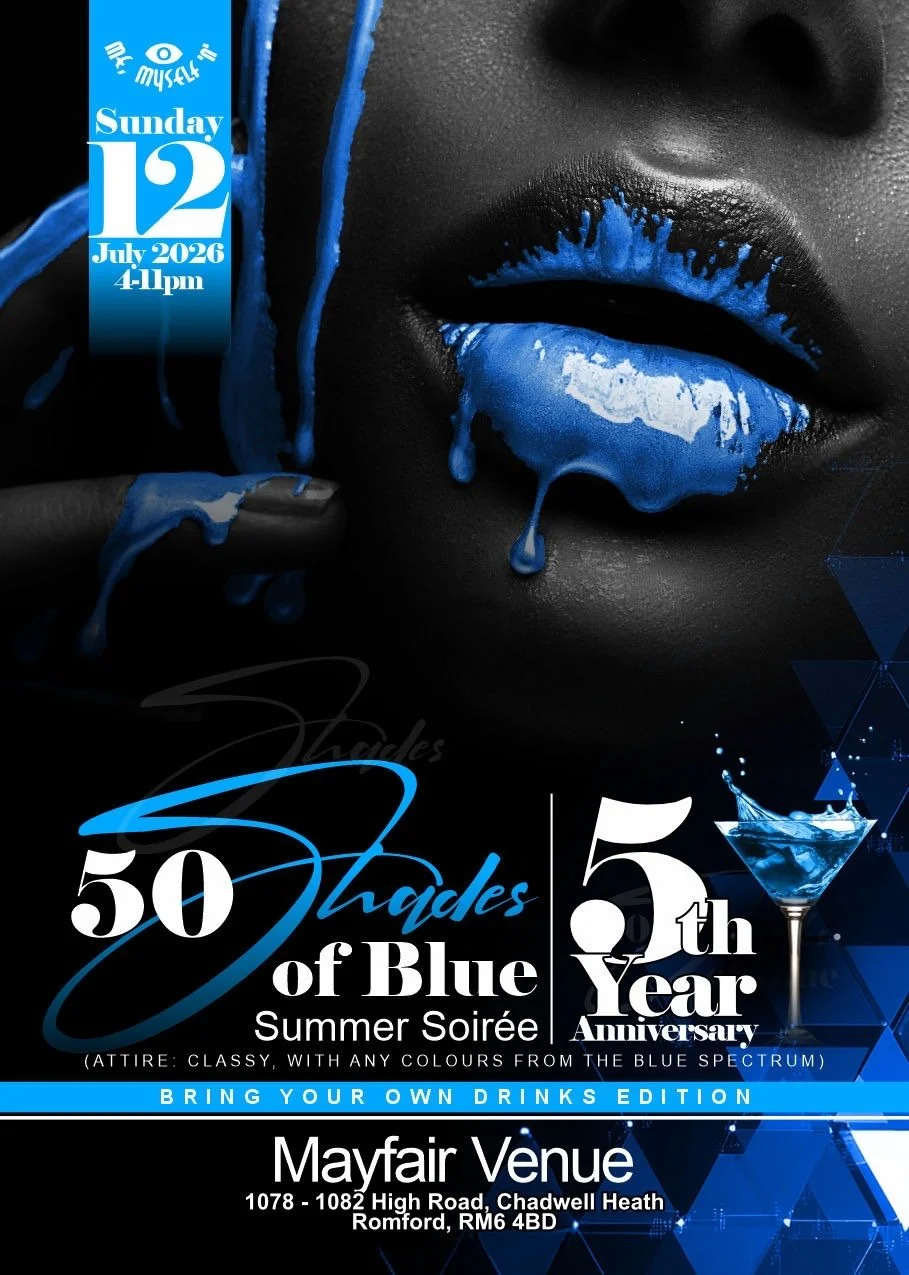 50 Shades of Blue Summer Soirée Day Party.