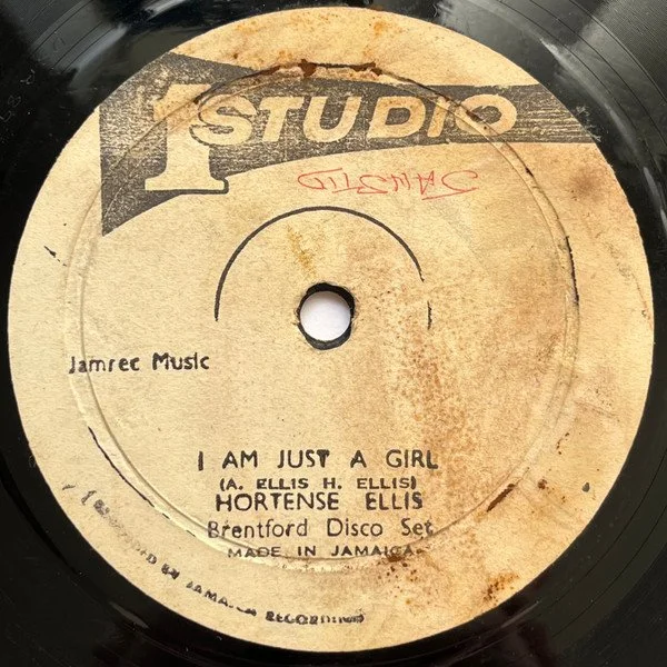 Studio One vinyl record featuring Hortense Ellis song "im Just a Girl", early Jamaican rocksteady recording