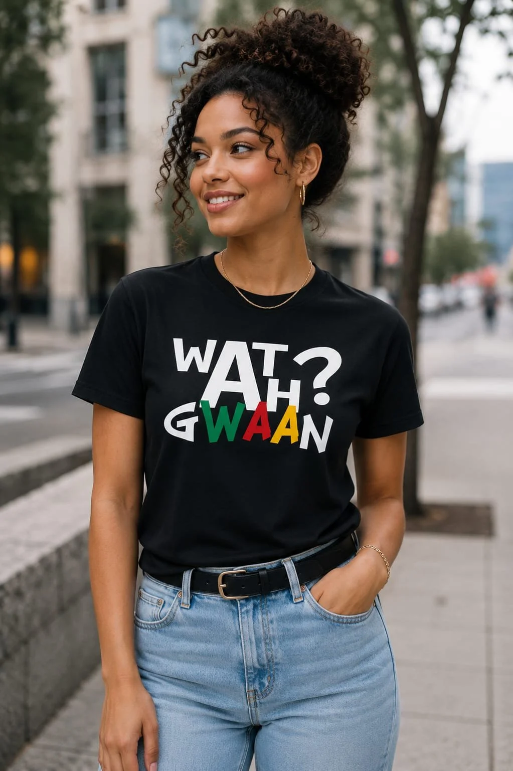 The ‘YIN’ Classic Organic Tee Jet Black