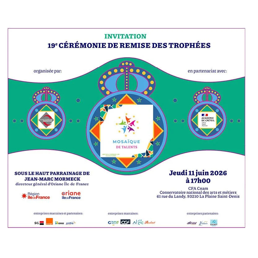 Invitation Digitale-  Mosaïque de talents