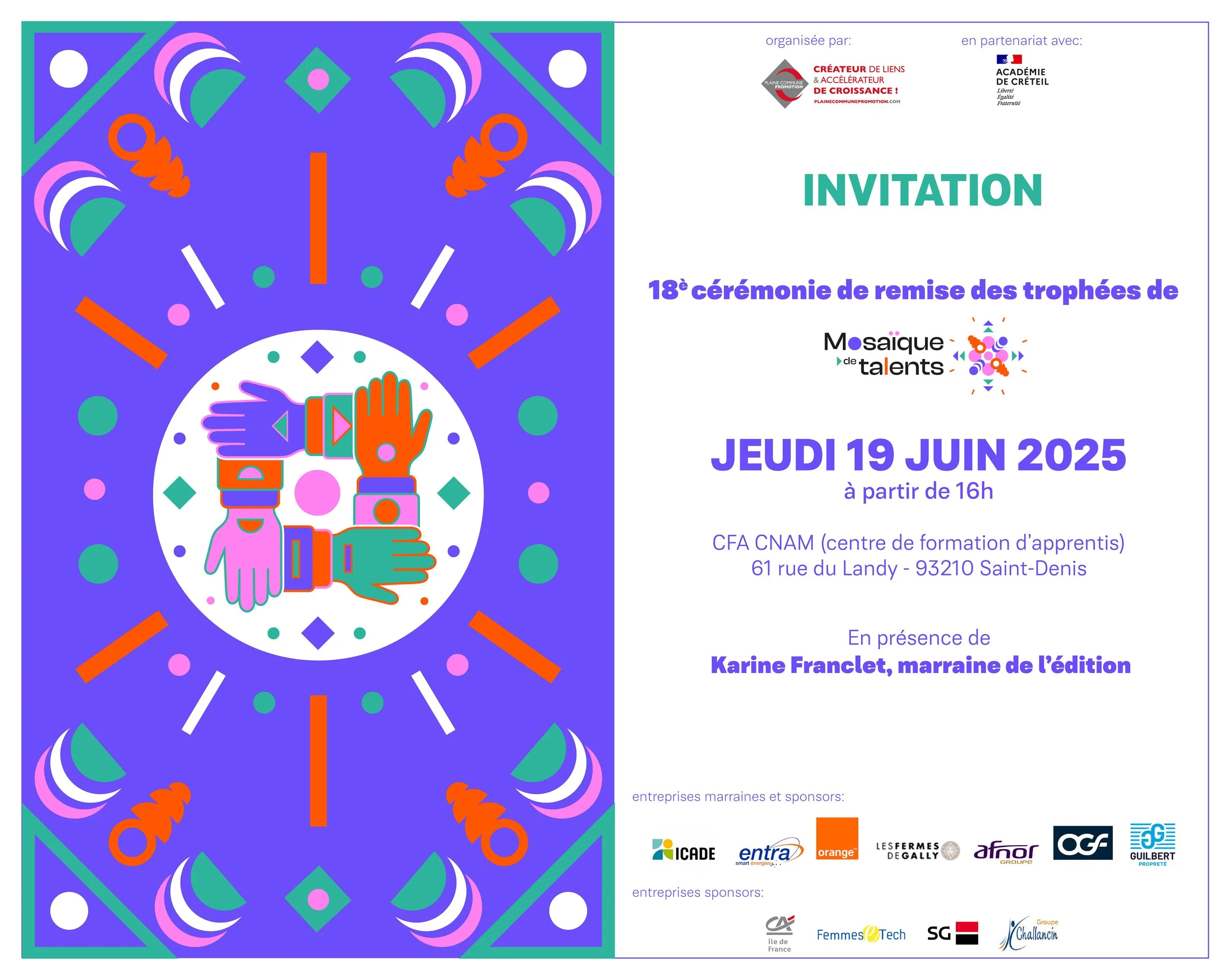 Invitation Digitale- Mosaïque de talents