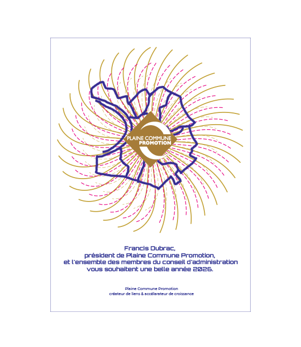 Carte de voeux-  Plaine Commune Promotion