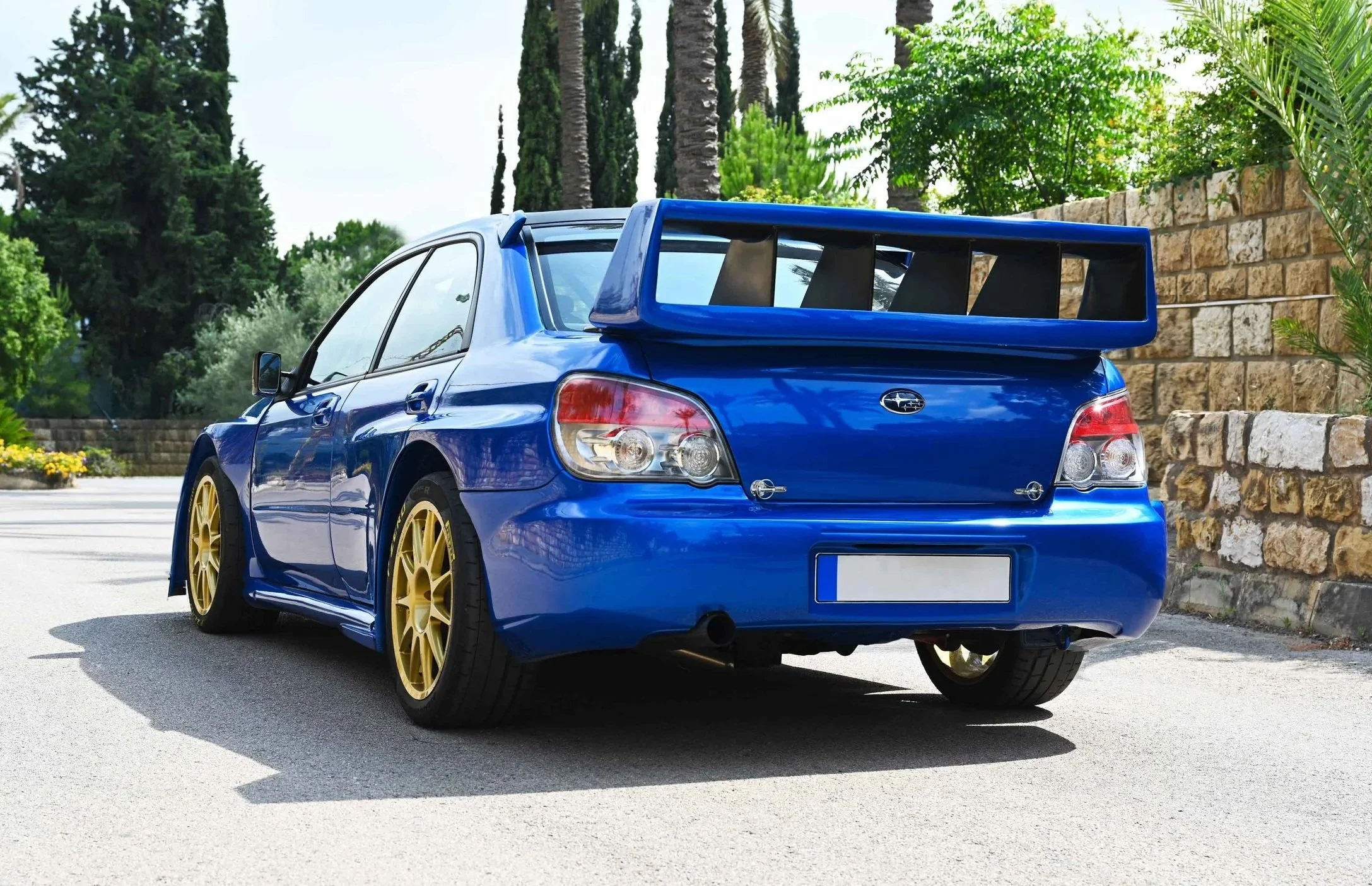 Subaru Impreza S12 WRC Reimagined Rear Outdoor