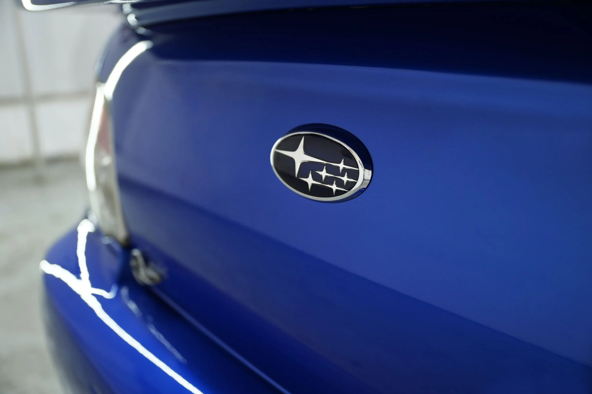 Subaru Impreza wrc Reimagined S12 rear Subaru logo