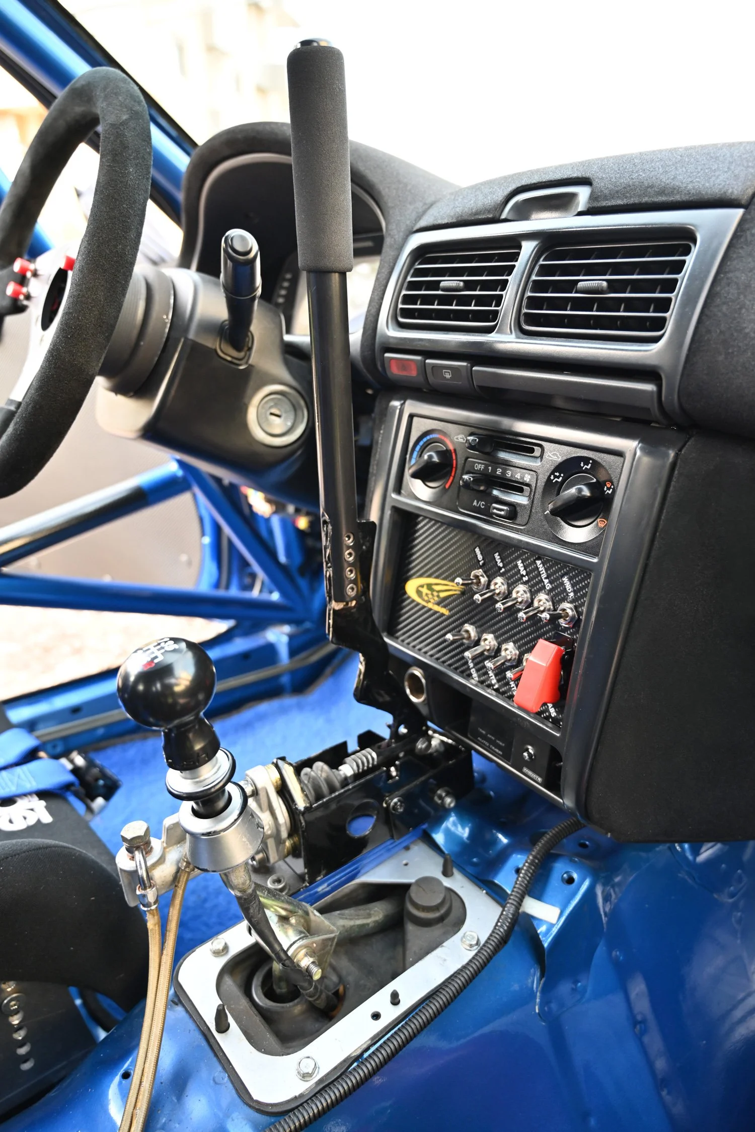 SUBARU WRC P2000 PROJECT INTERIOR AND HYDRAULIC HANDBRAKE