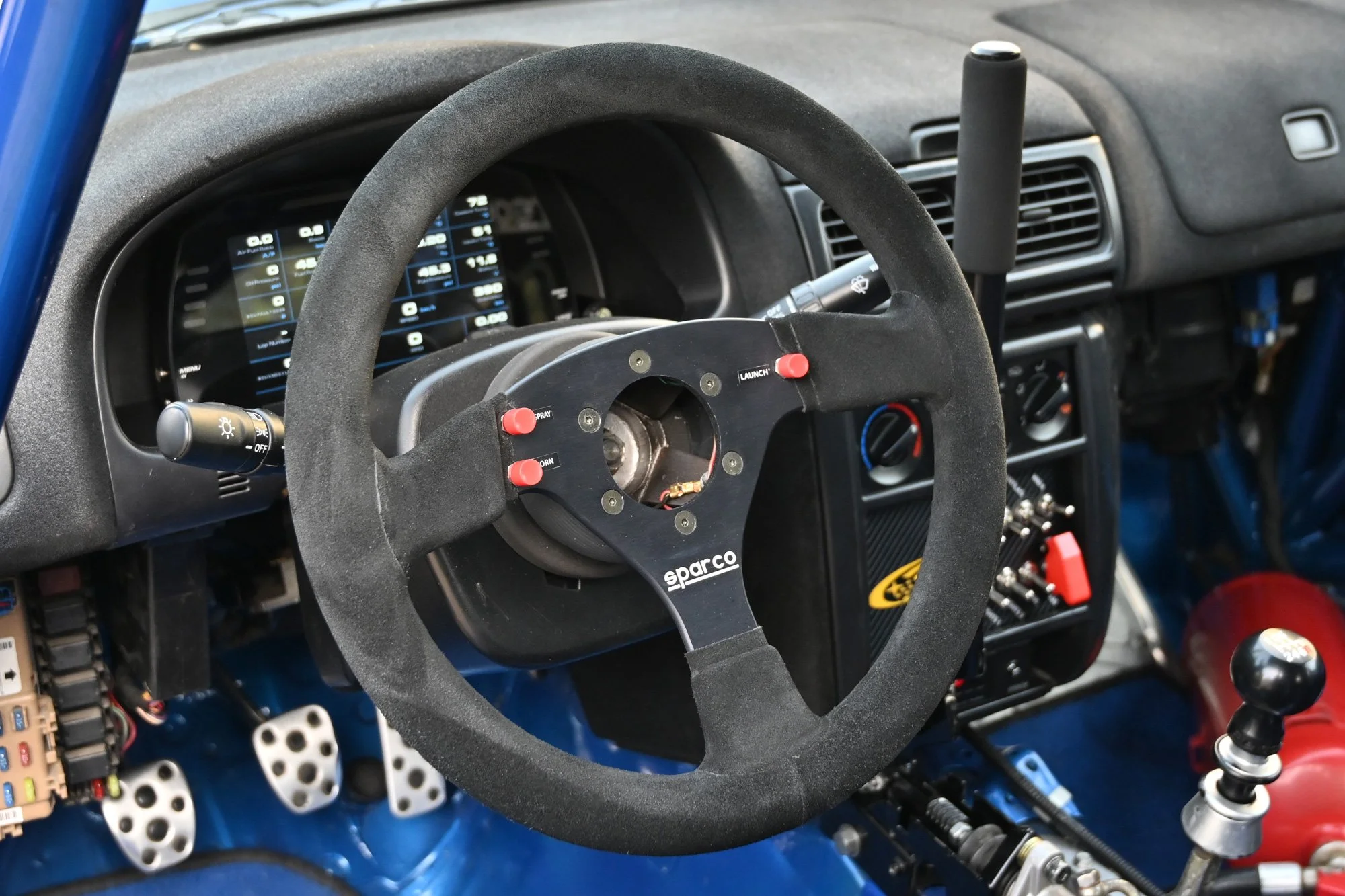 SUBARU WRC P2000 PROJECT STEERING WHEEL