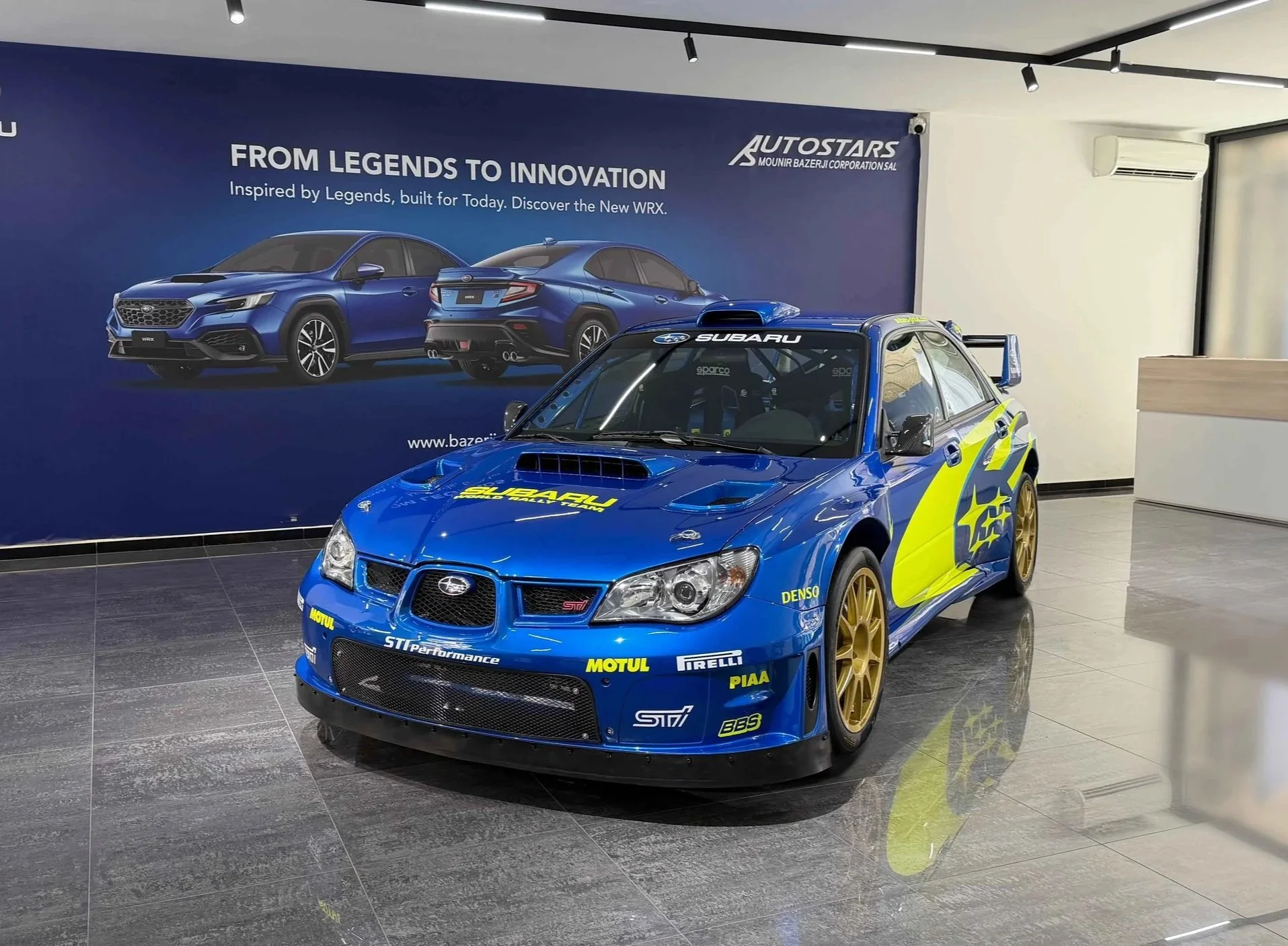 Subaru Impreza wrc s12 Reimagined front side view