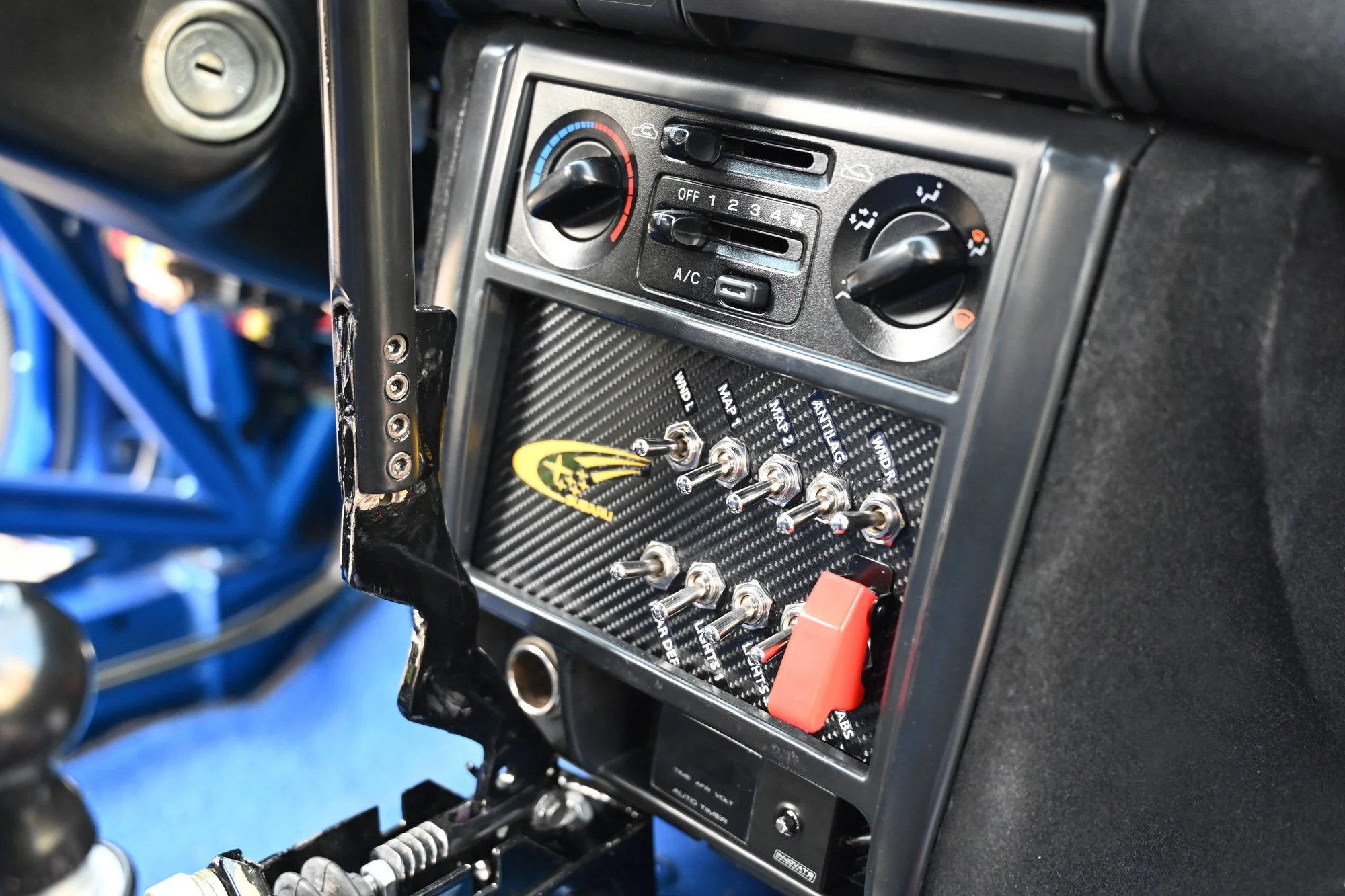 SUBARU WRC P2000 PROJECT CONSOLE BUTTONS