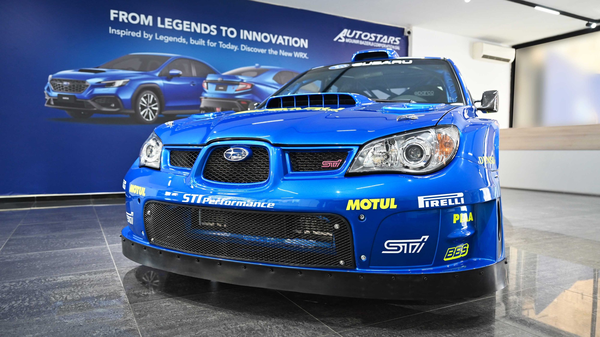 Subaru Impreza WRC S12 Reimagined with stickers