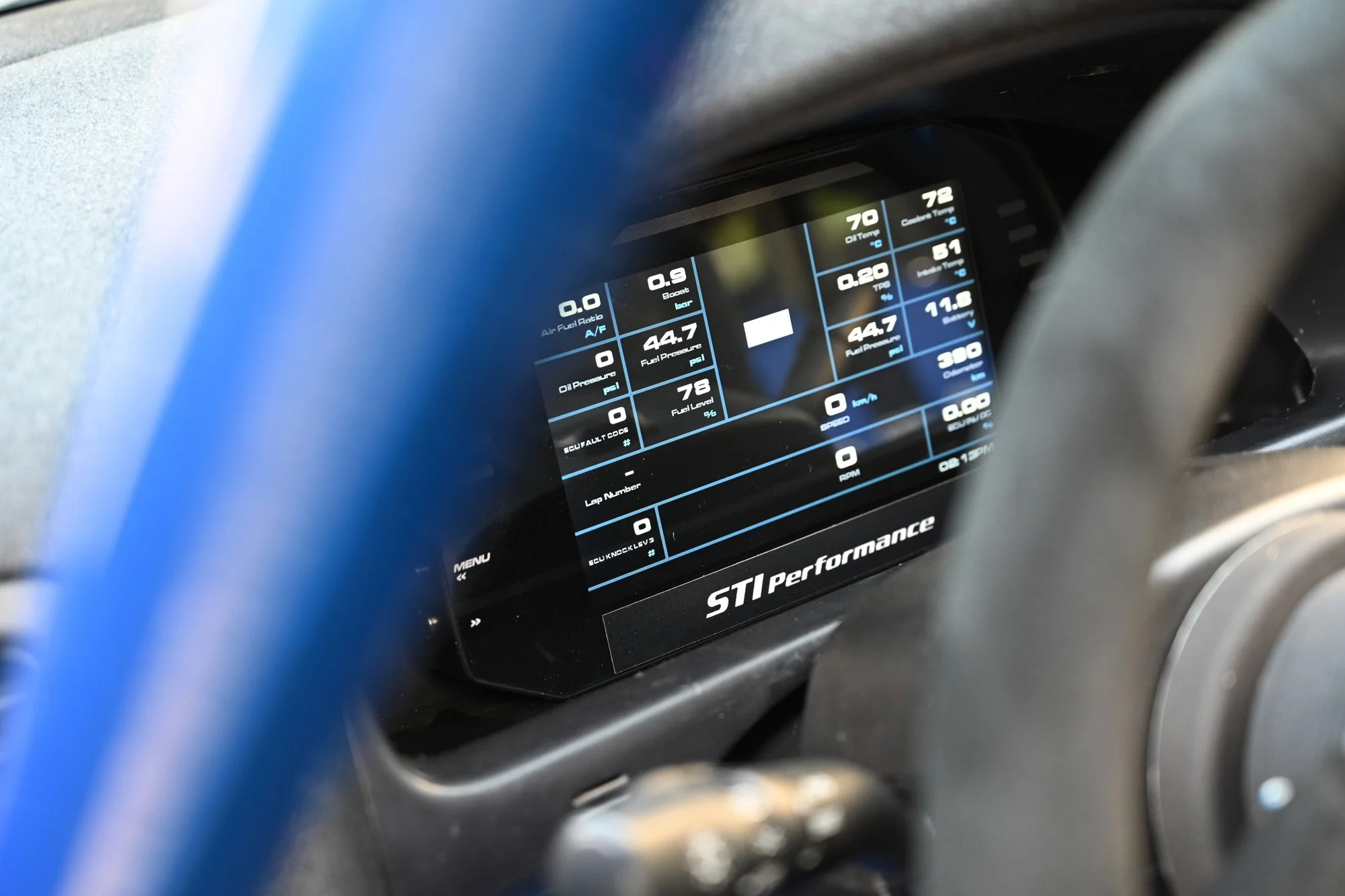SUBARU WRC P2000 PROJECT AIM DASH