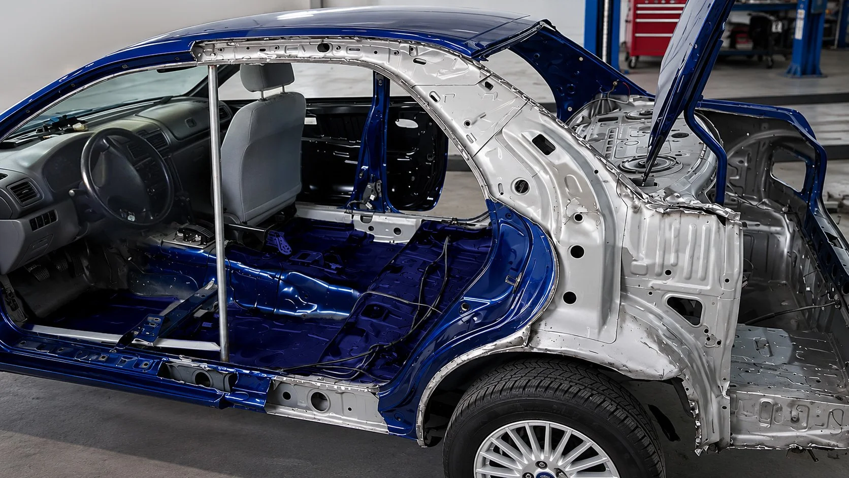 SUBARU WRC P2000 PROJECT CONVERSION TO 2 DOOR WORK