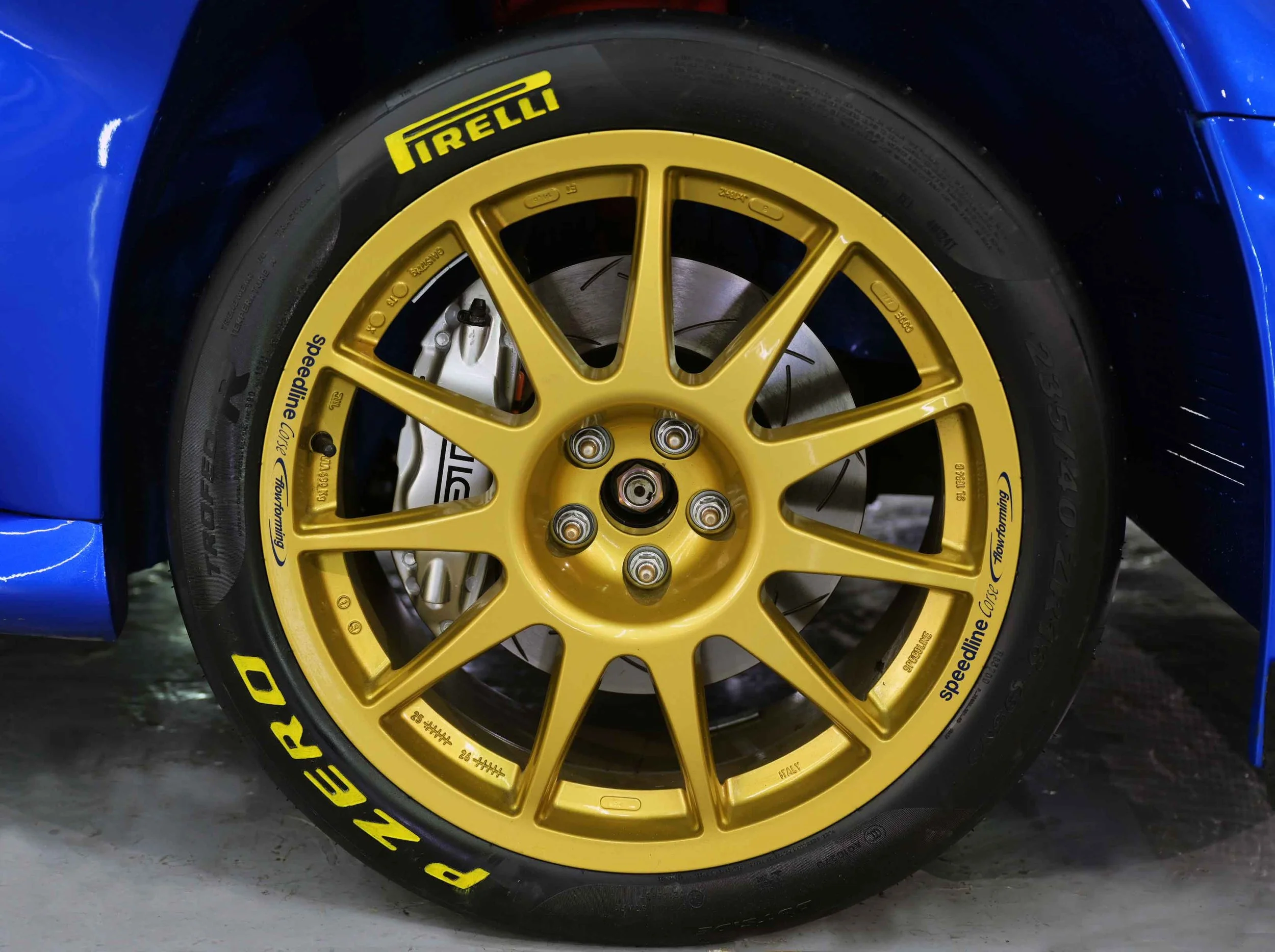 subaru impreza wrc Reimagined s12 pirelli trofeo R tire
