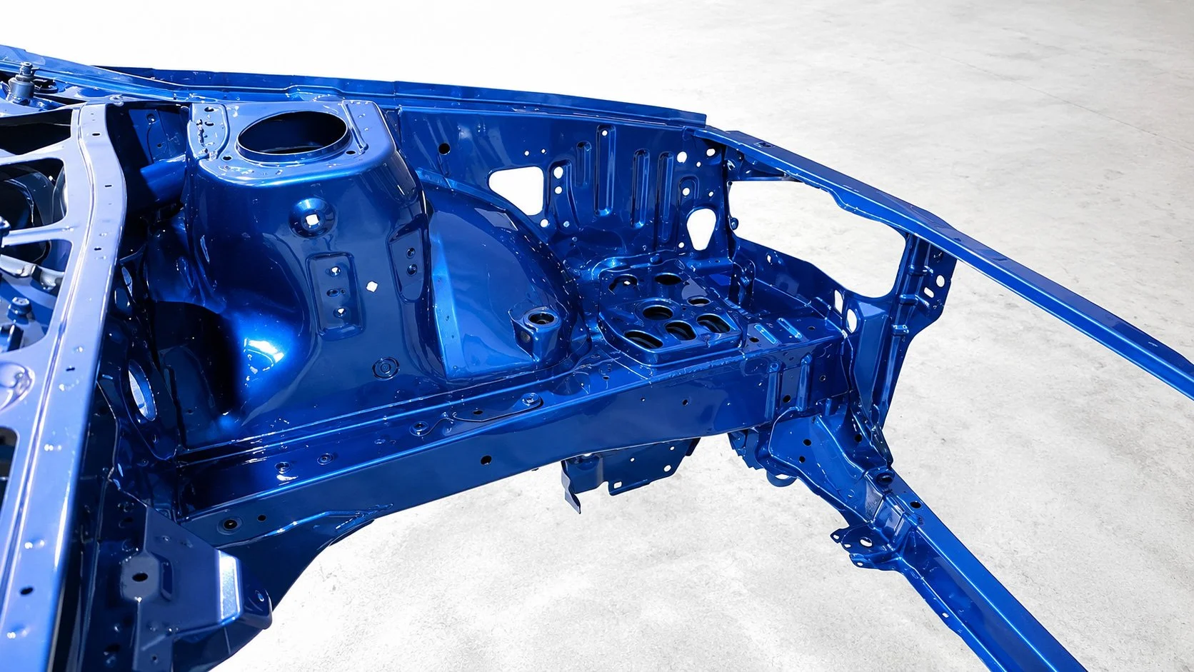 SUBARU WRC P2000 PROJECT ENGINE BAY PAINTED