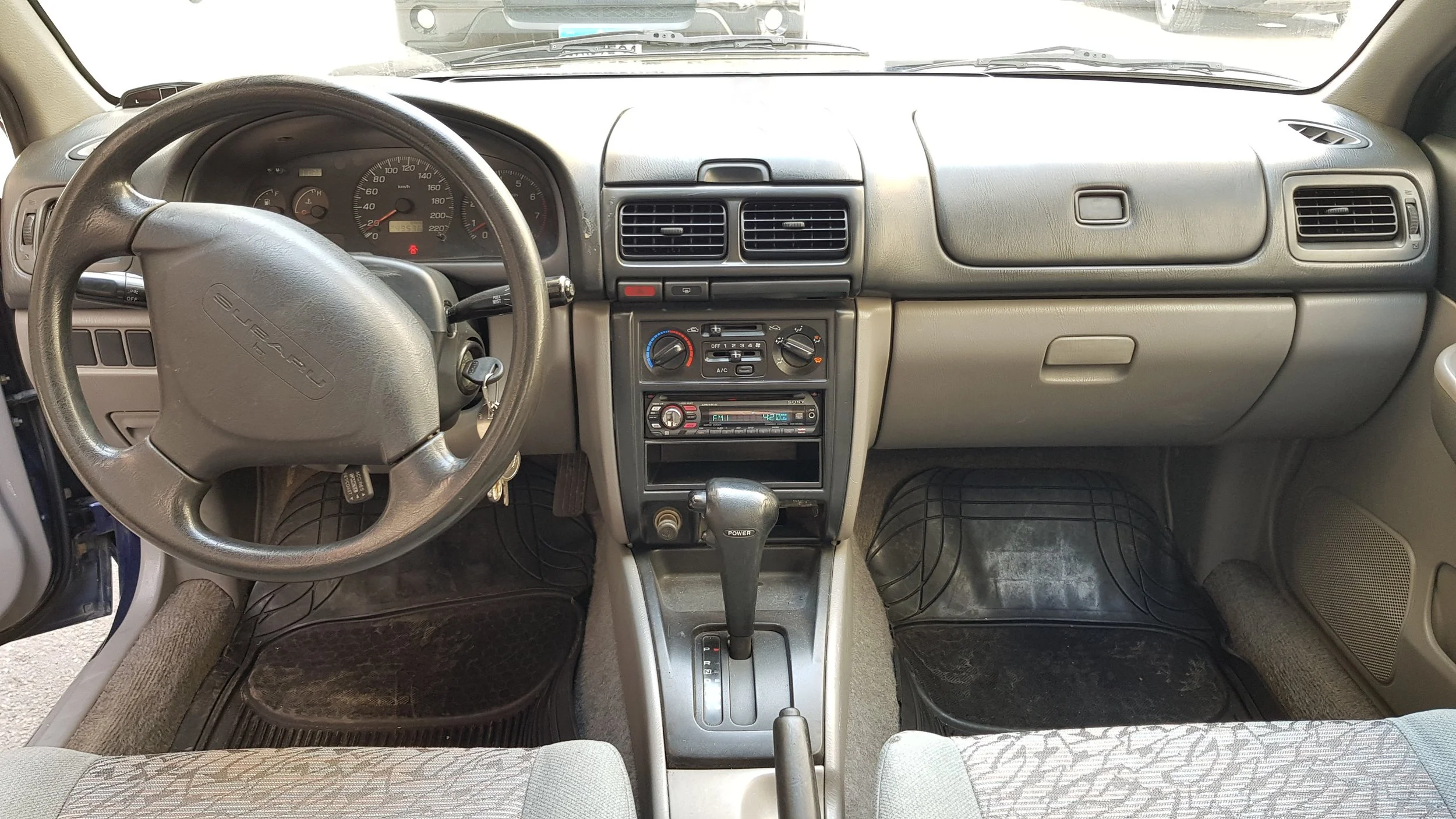 SUBARU WRC P2000 PROJECT DONOR CAR INTERIOR