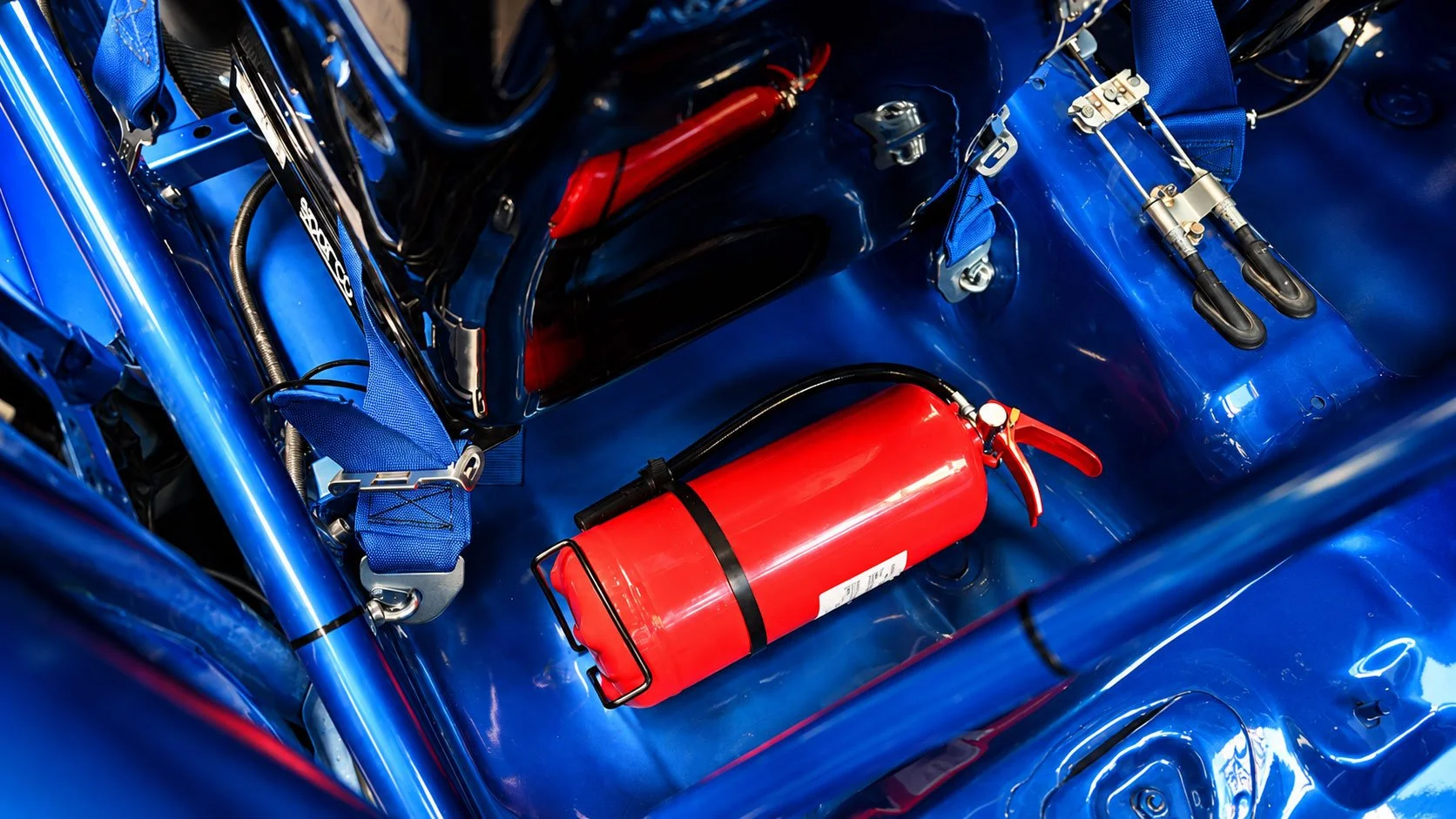 Subaru Impreza WRC Reimagined s12 fire extinguisher back
