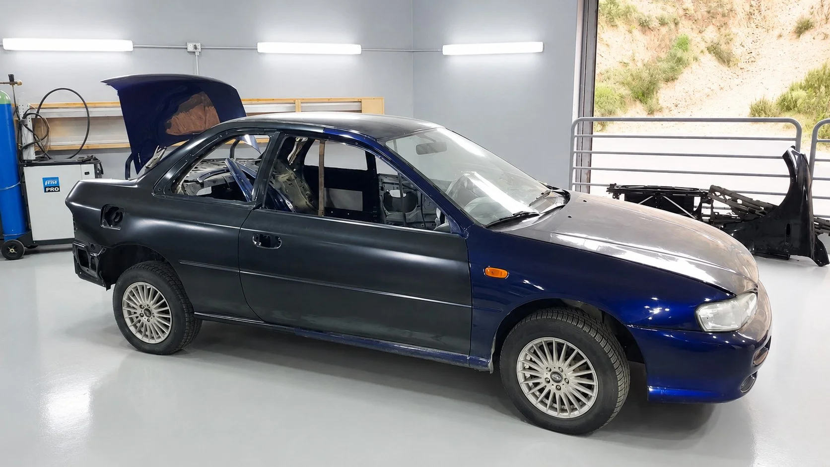 SUBARU WRC P2000 PROJECT CONVERTED TO 2 DOOR