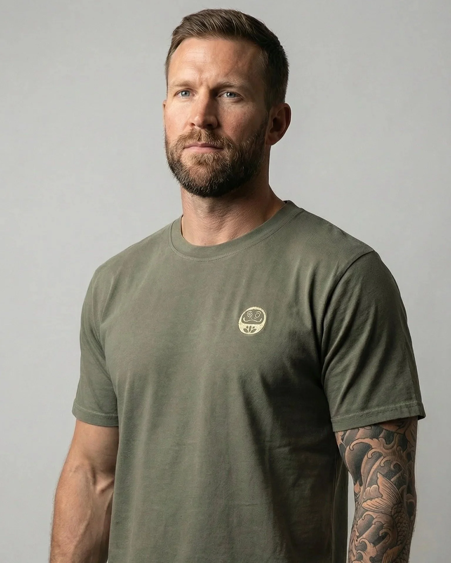 Daruma Classic Tee — The Everyday Essential - oliveGreen