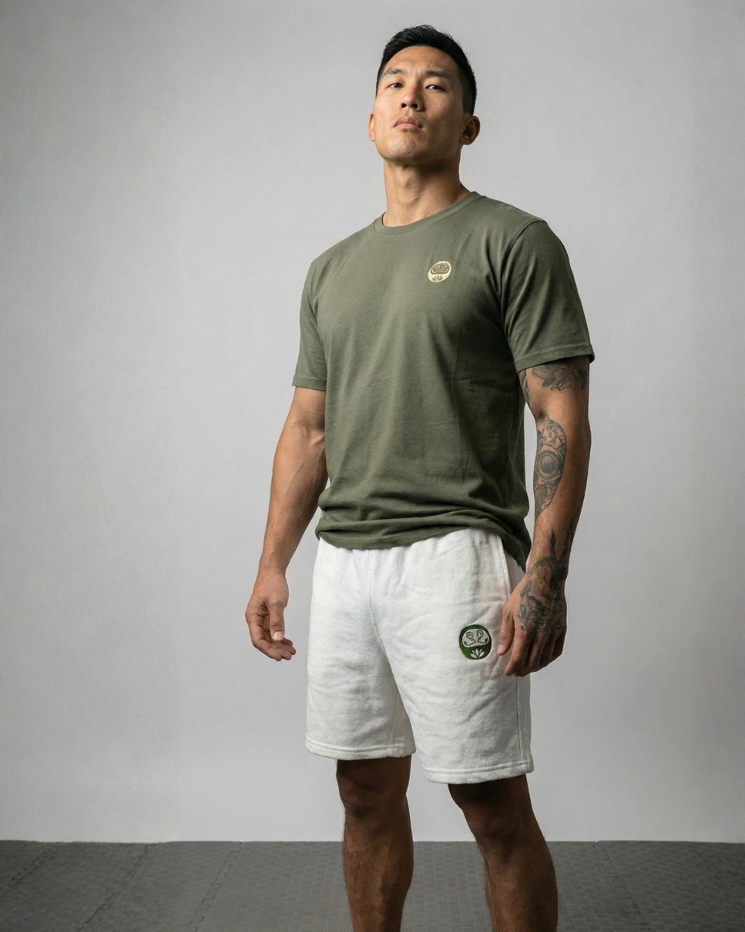 Daruma  Hemp Jogging Shorts - Natural white