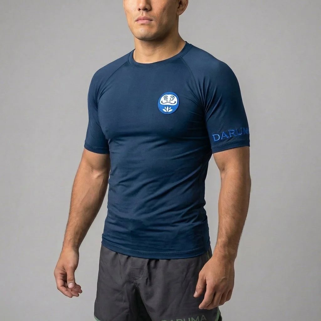 Blue Eco-friendly Rashguard - Short Sleeve