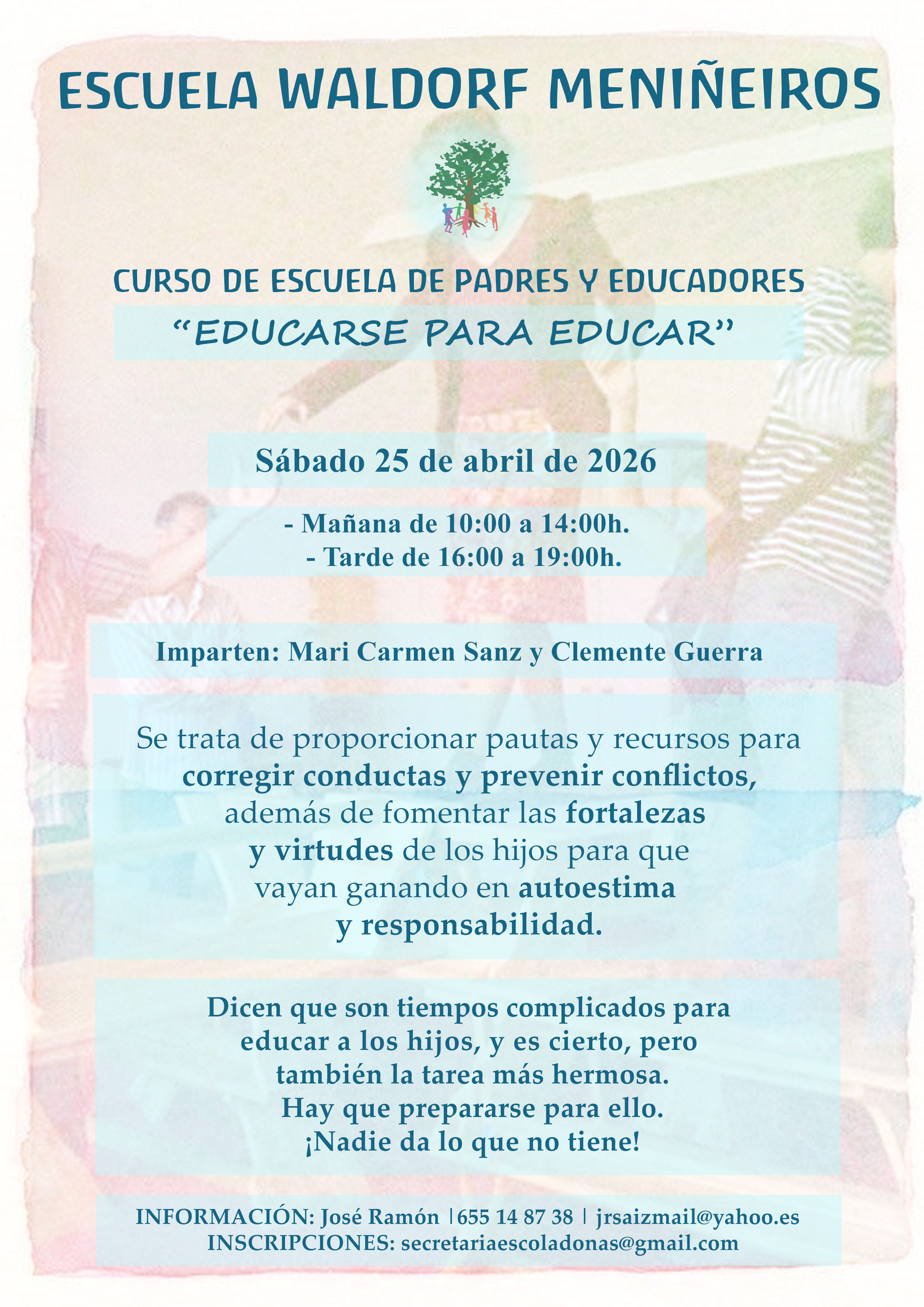 Curso: “Educarse para educar”