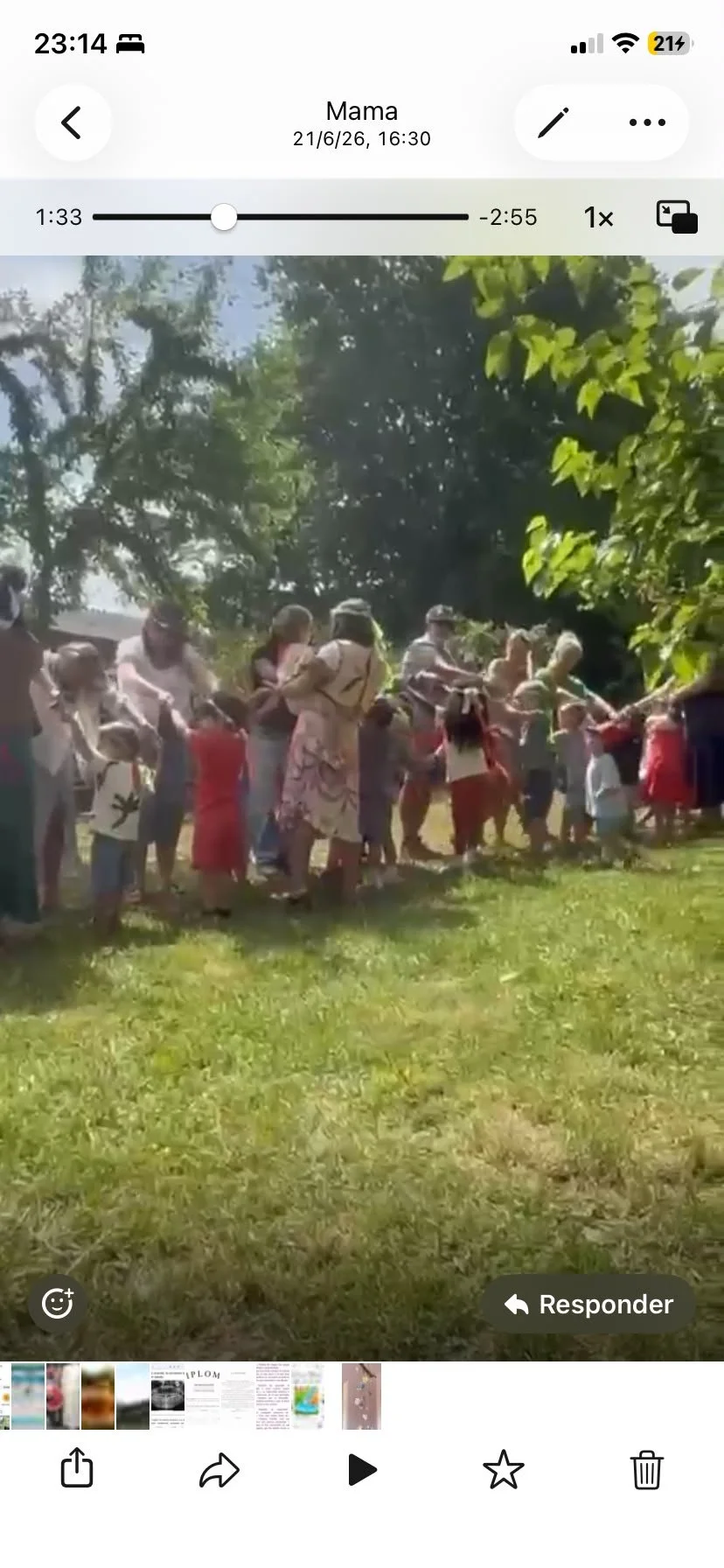 Fiesta de fin de curso en el Jardín de Infancia