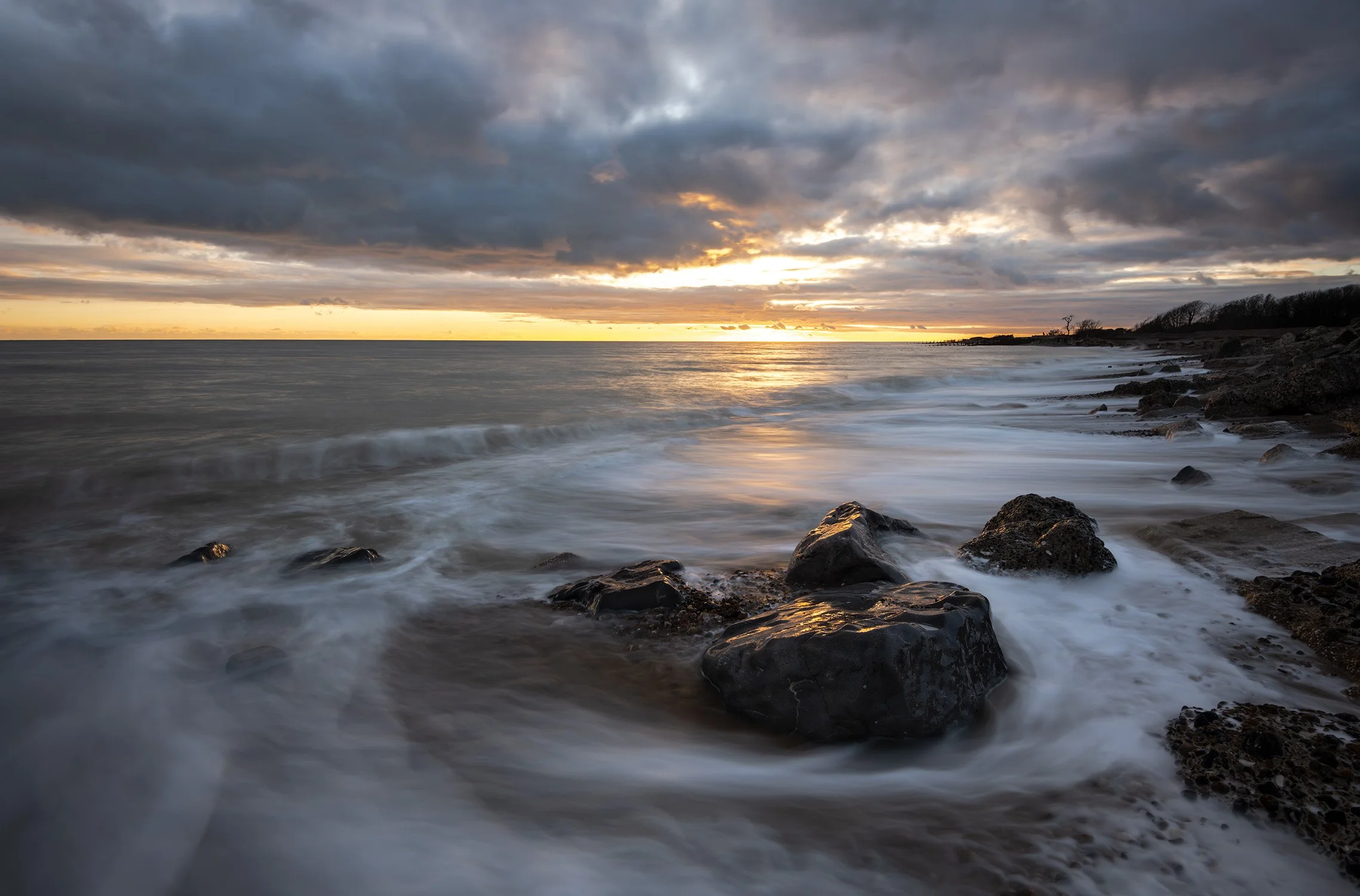 After a winter storm- Climping beach