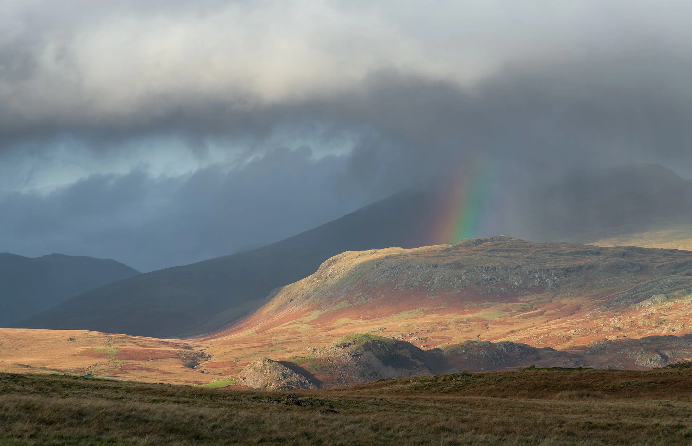 Impending storm over the fells of the  Southern Lake District