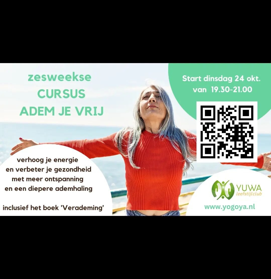 Een prachtige cursus waar iedereen veel aan heeft! 
Nog maar 4 plekken beschikbaar!

Meer info op www.yuwa.nl

#ademen #cursus #health #gezond #gezondzijn #gezondheid #breath