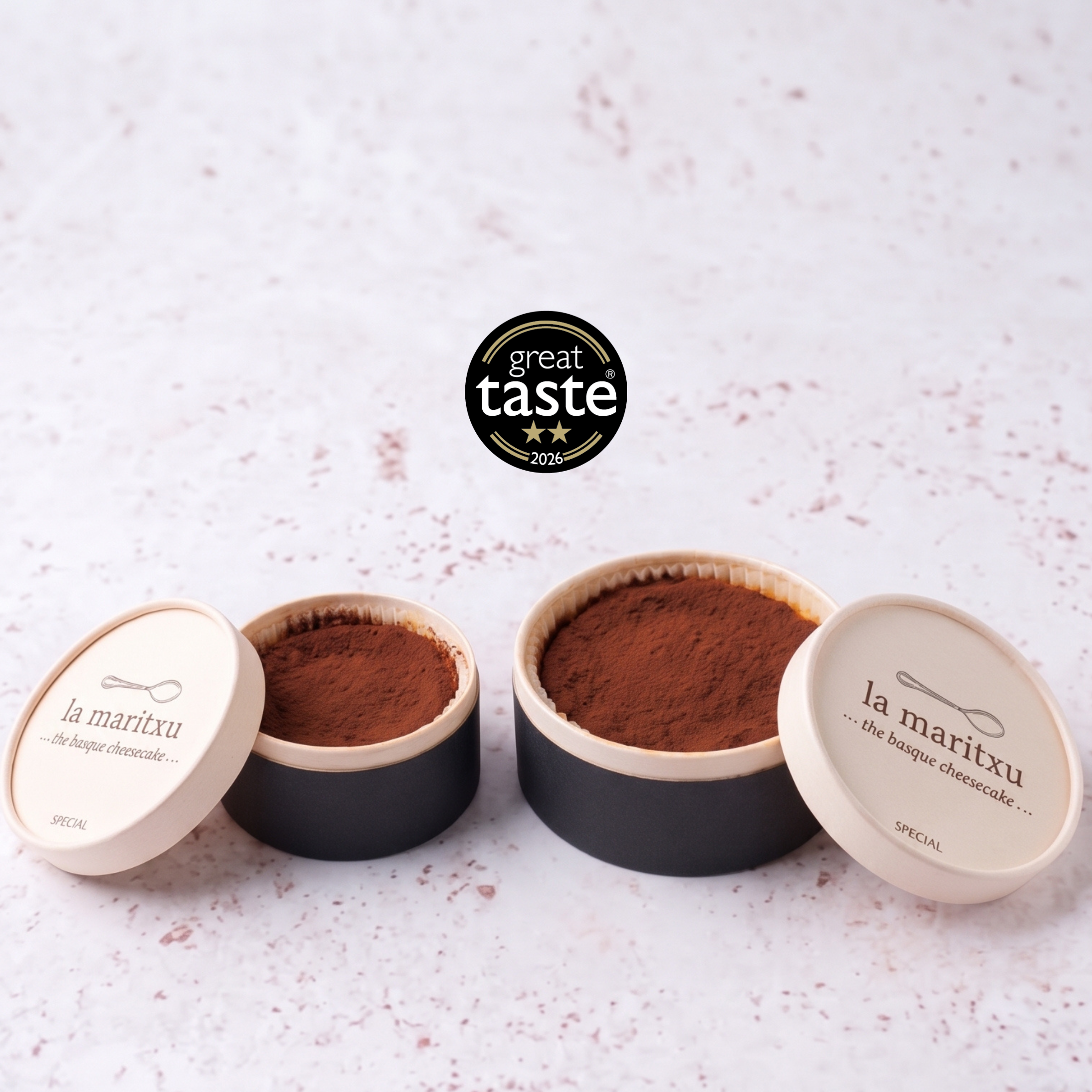 Medium Tiramisu Basque Cheesecake 