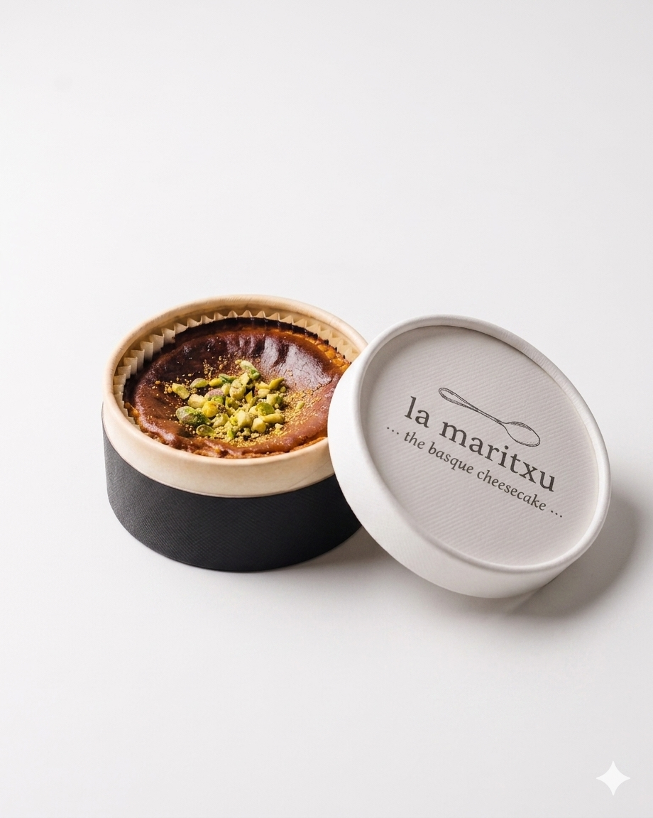 Mini Pistachio Basque Cheesecake