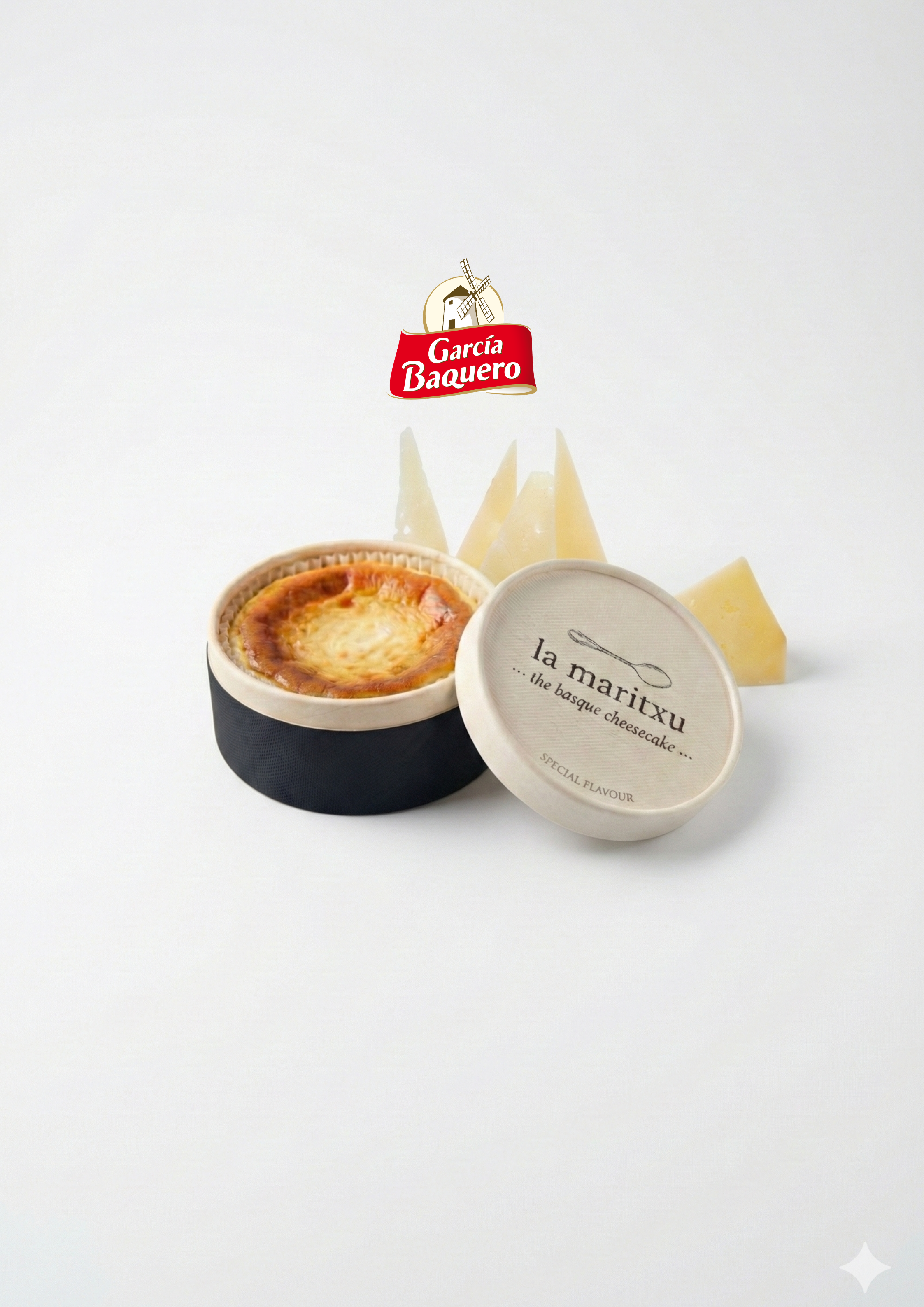 Mini Manchego Basque Cheesecake