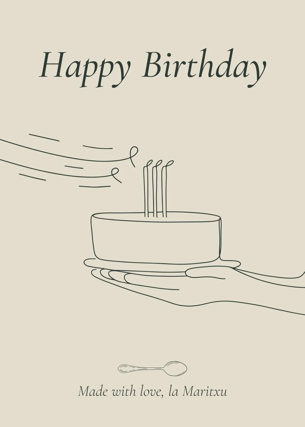 Happy Birthday Card with Envelope | £2.50