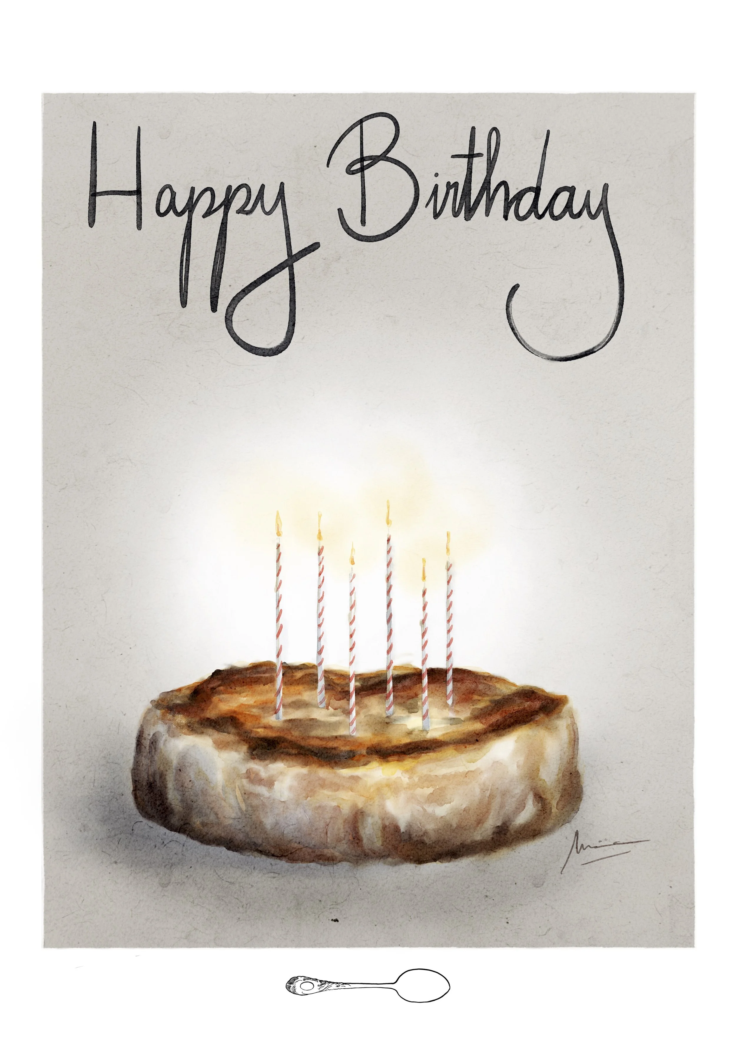 Happy Birthday Card with Envelope