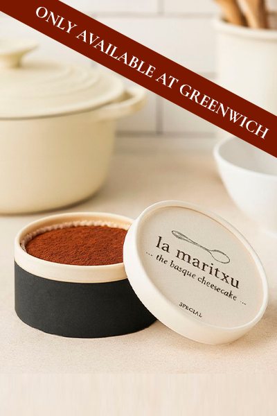 Medium Tiramisu Basque Cheesecake — Greenwich Exclusive