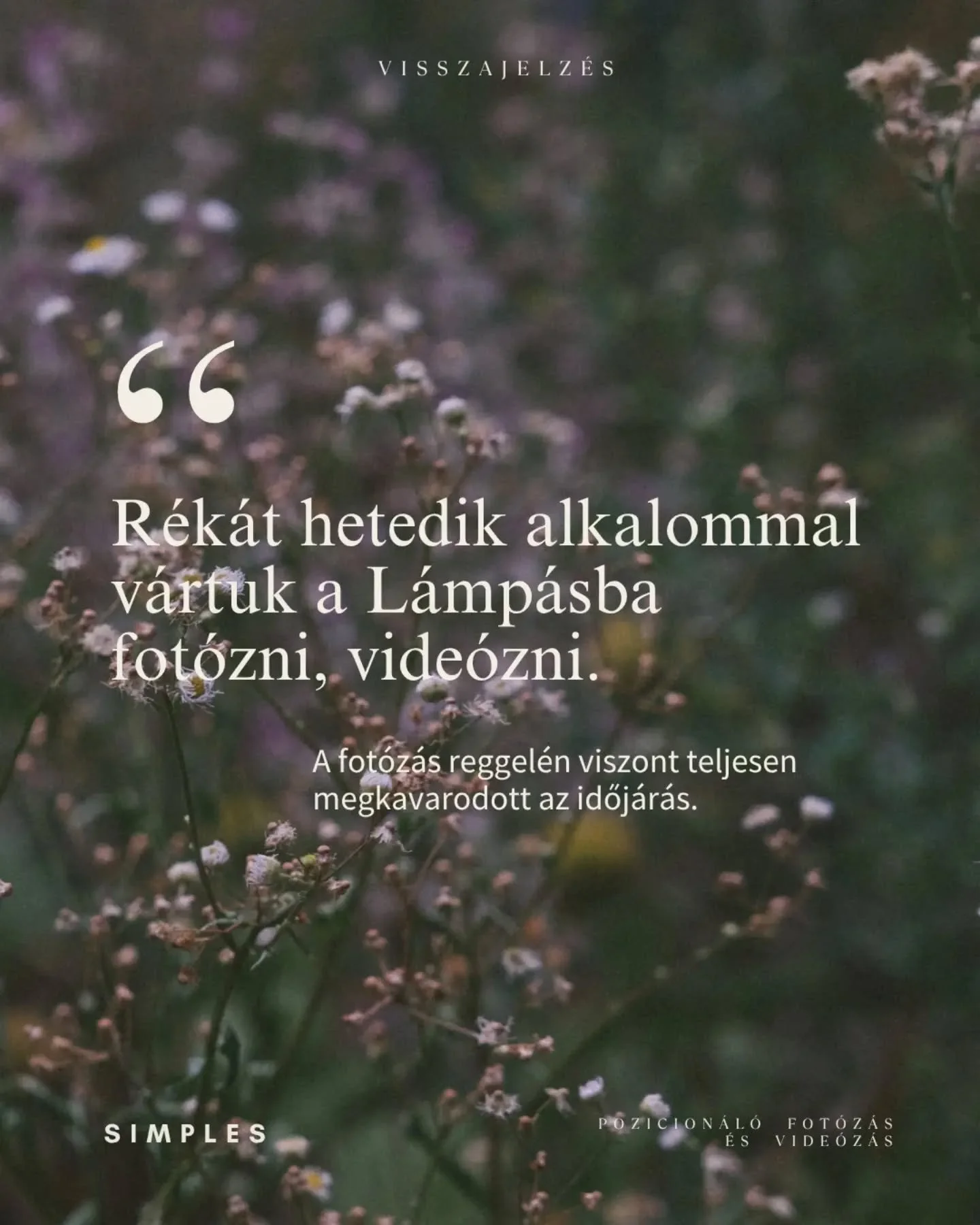 Hetedik alkalommal fot&oacute;zhattam a @lampas_az_uton vend&eacute;gh&aacute;zn&aacute;l.

A fot&oacute;z&aacute;s reggel&eacute;n az időj&aacute;r&aacute;s mindent fel&uuml;l&iacute;rt: a lehető legrosszabbat j&oacute;solt&aacute;k. Nem tett&uuml;